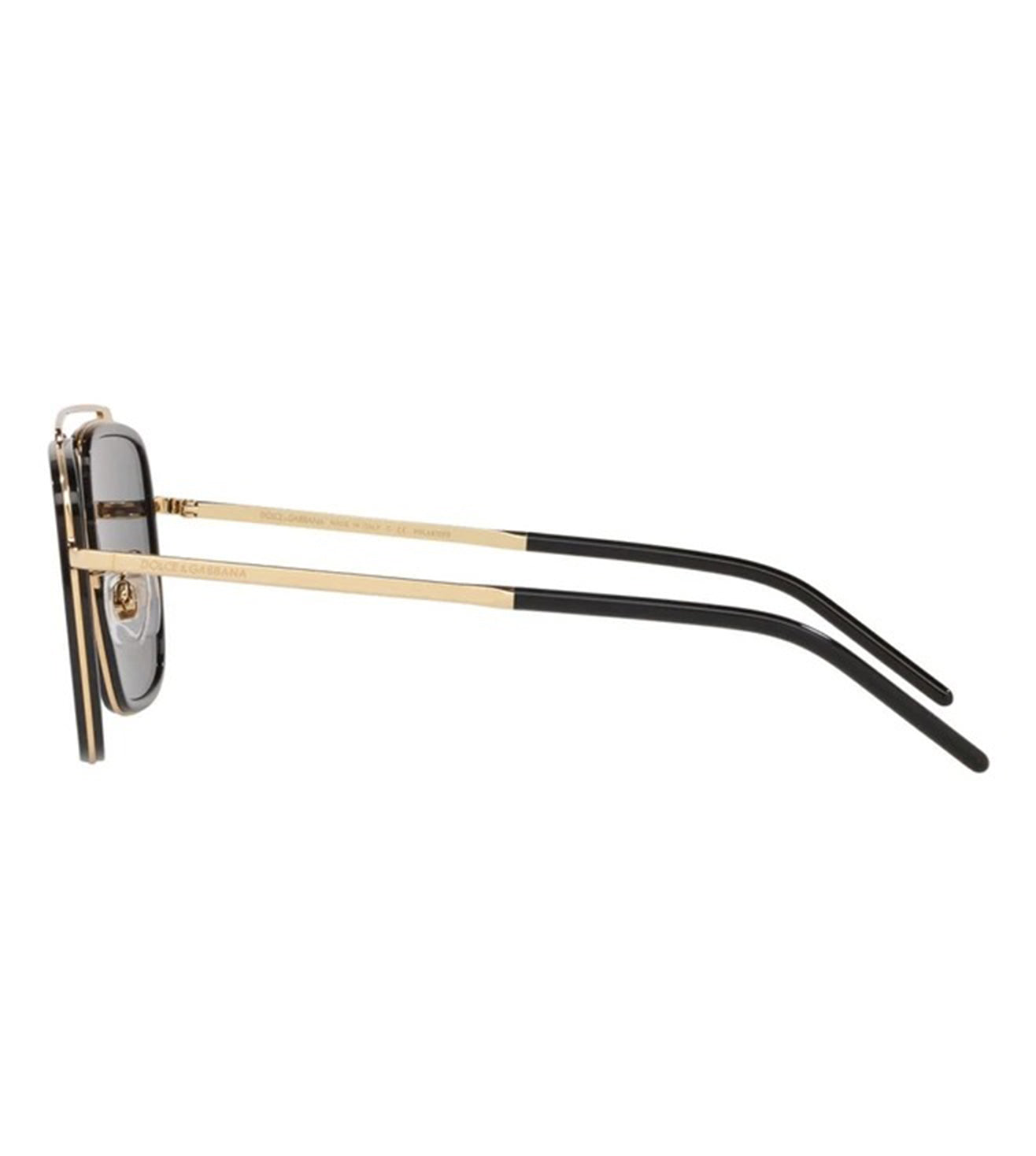Dolce & Gabbana Men's Grey Aviator Sunglasses