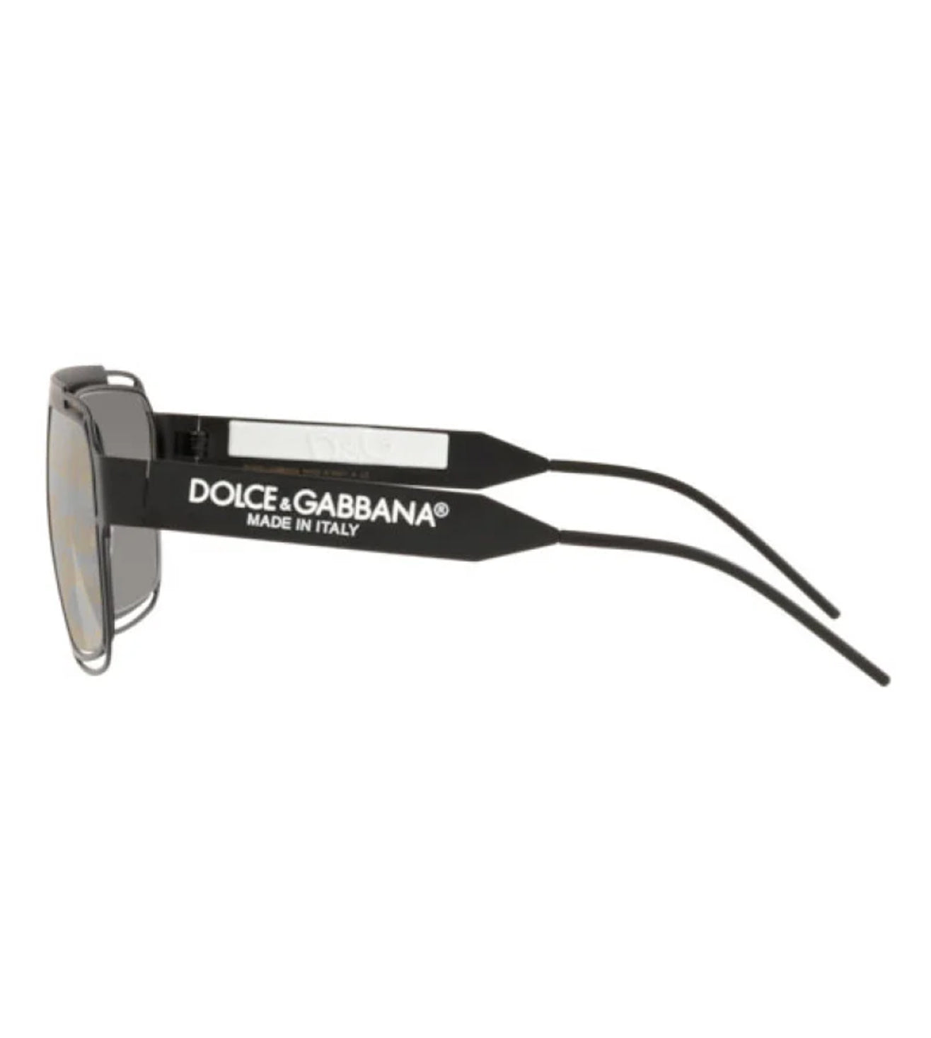 Dolce & Gabbana Men's Grey Silver Aviator Sunglasses