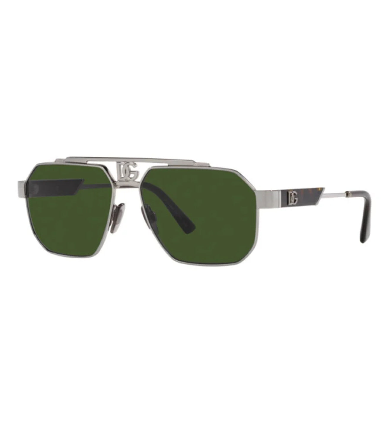 Dolce & Gabbana Men's Dark Green Aviator Sunglasses