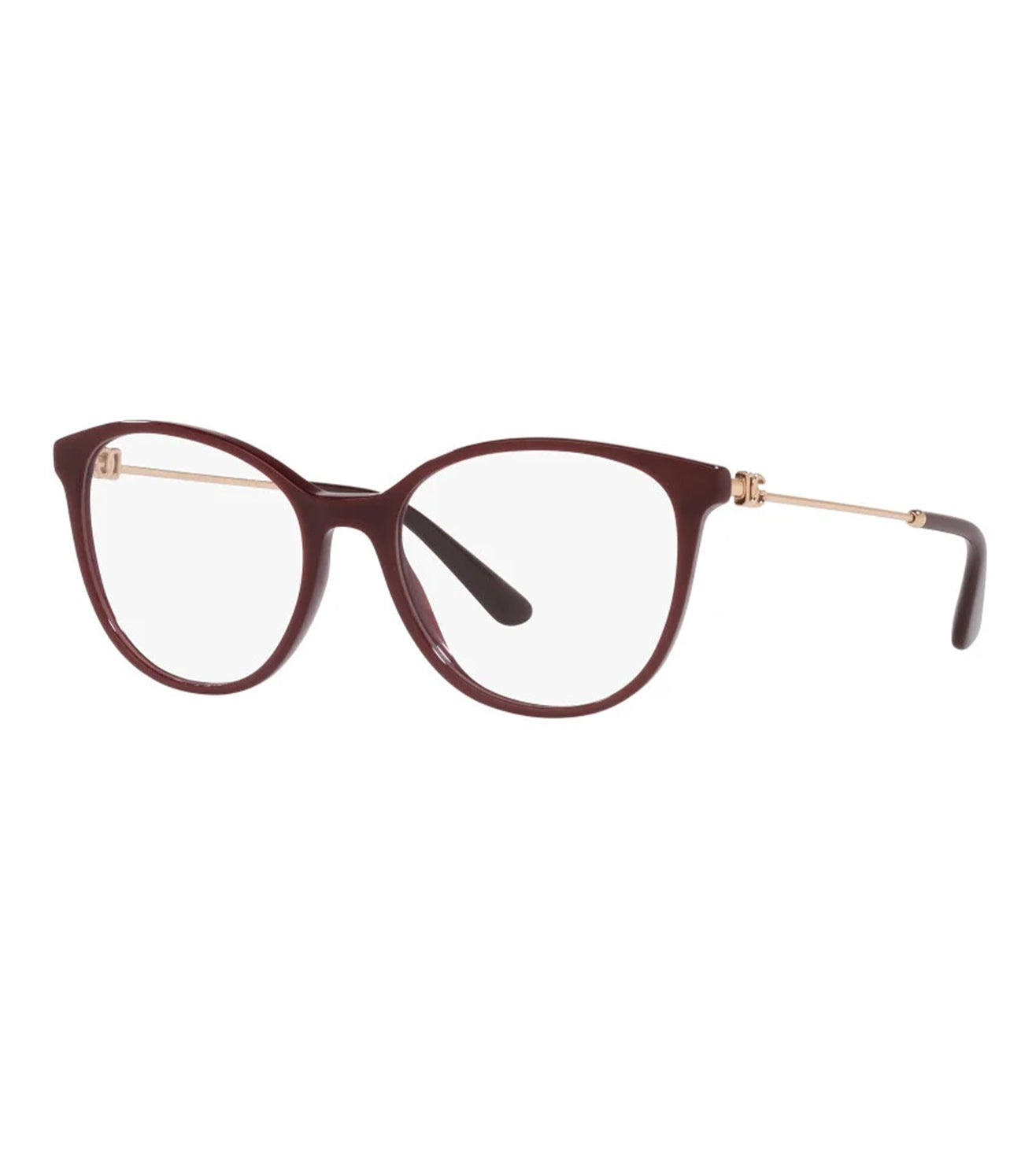 Dolce & Gabbana Women's Bordeaux Cat-Eye Optical Frame