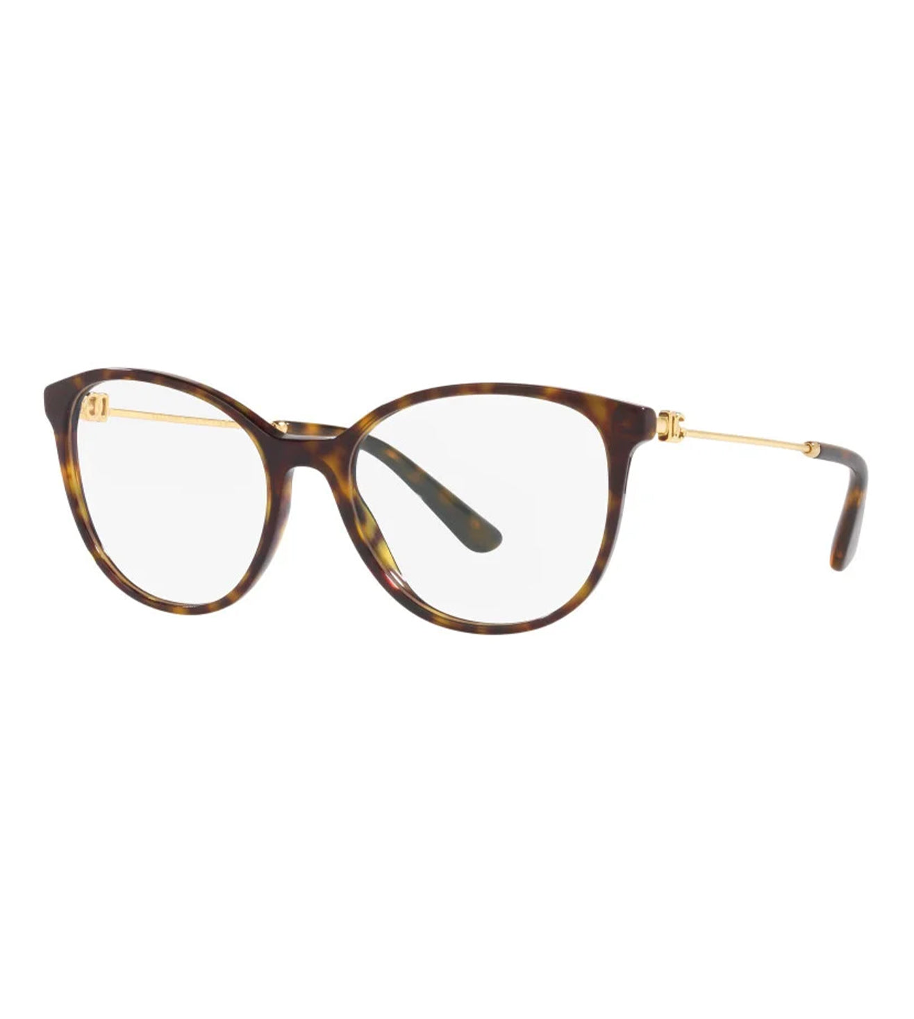 Dolce & Gabbana Women's Havana Cat-Eye Optical Frame