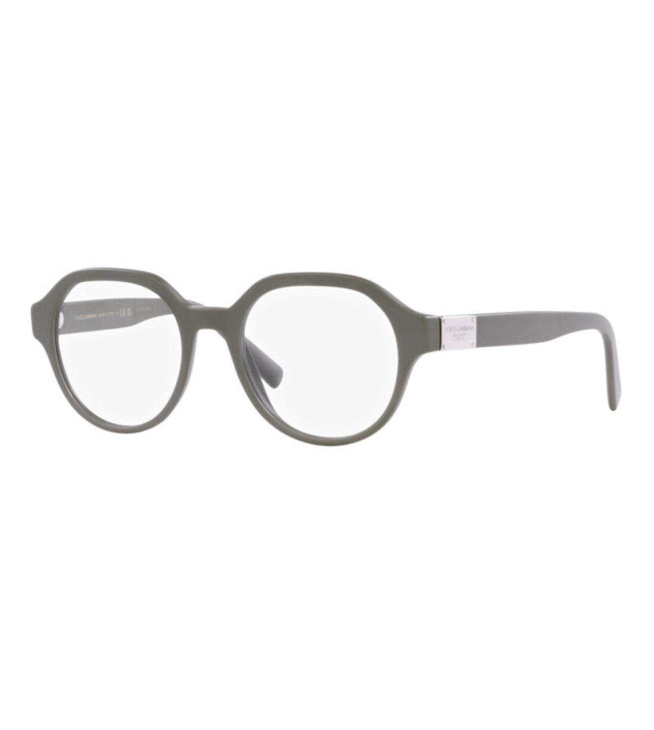 Dolce & Gabbana Men's Matte Grey Wayfarer Optical Frame