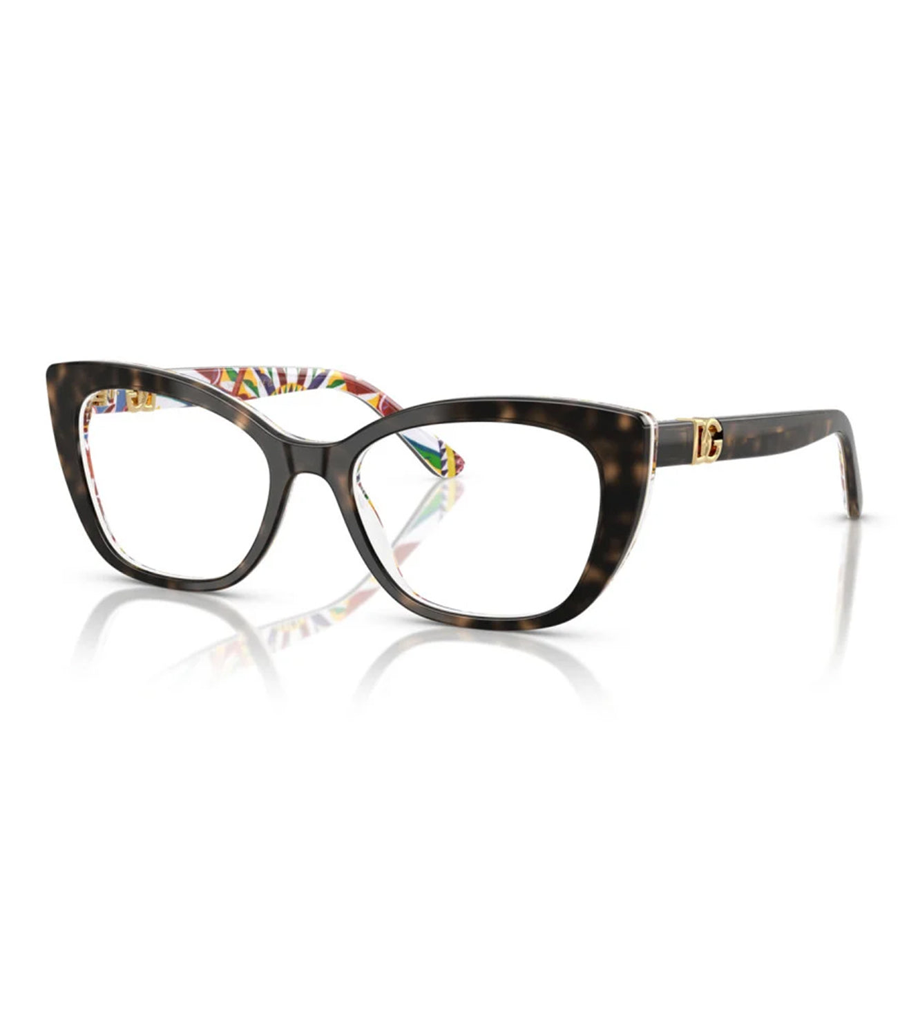 Dolce & Gabbana Women's Tortoise Cat-Eye Optical Frame