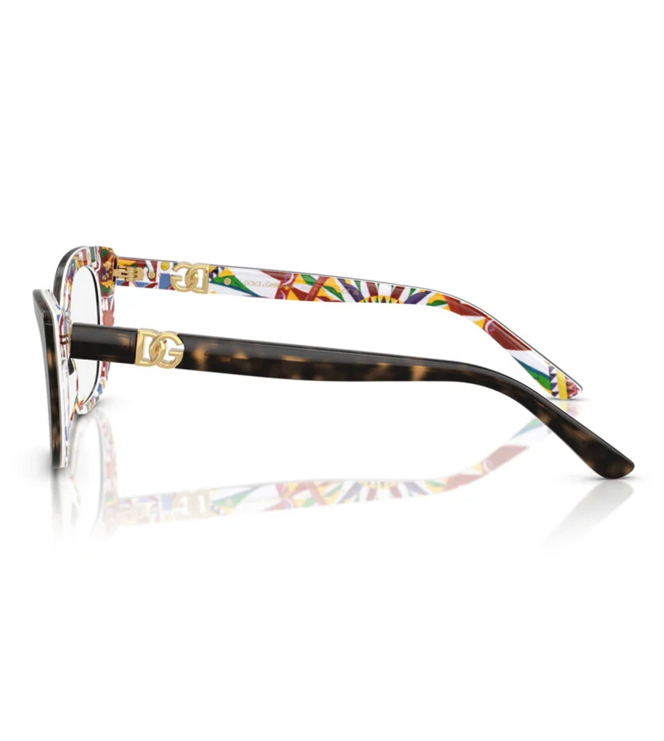 Dolce & Gabbana Women's Tortoise Cat-Eye Optical Frame