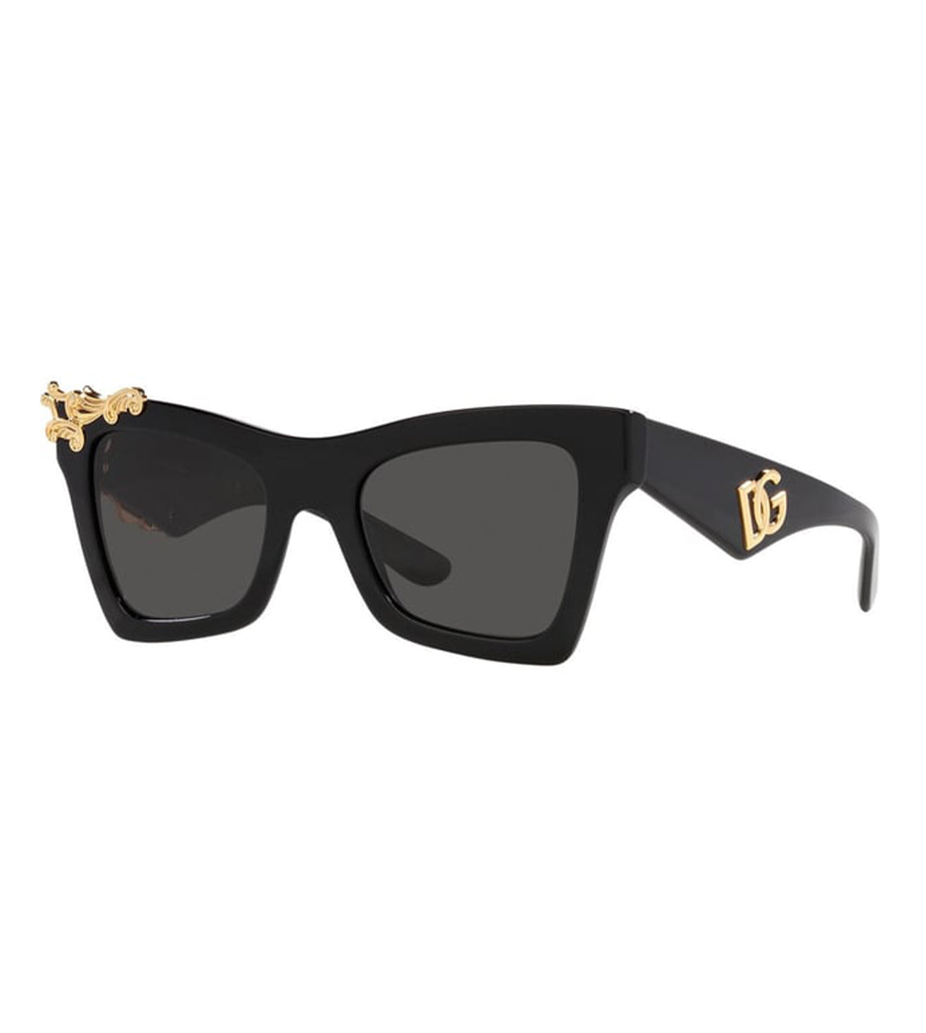 Dolce & Gabbana Women's Grey Cat-Eye Sunglasses