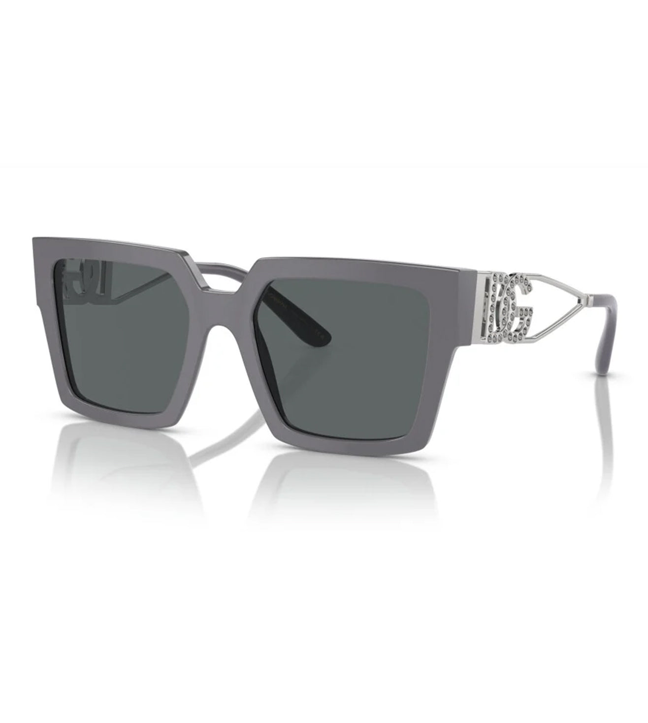 Dolce & Gabbana Women's Dark Grey Square Sunglasses