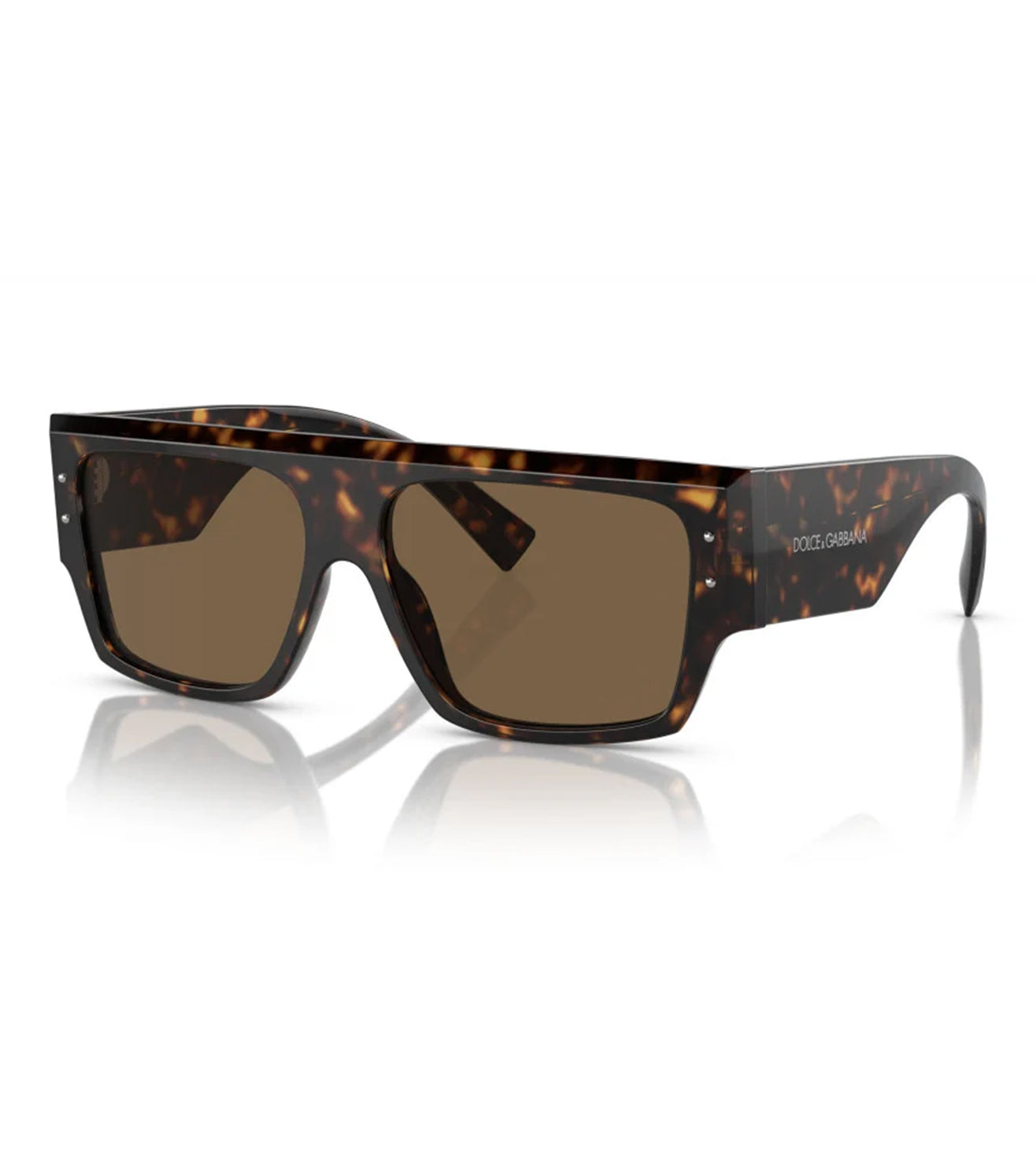 Dolce & Gabbana Men's Dark Brown Square Sunglasses