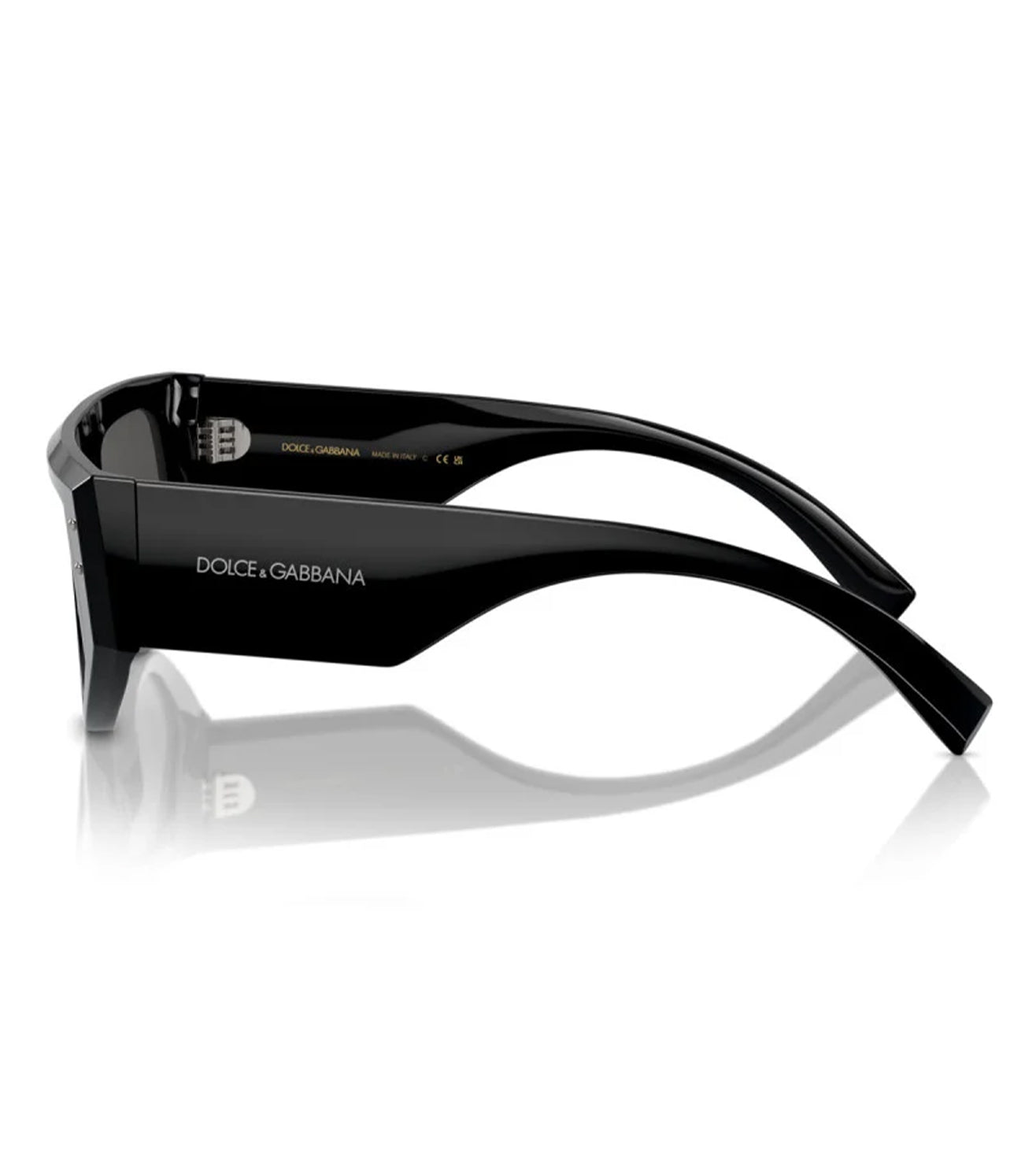 Dolce & Gabbana Men's Dark Grey Rectangular Sunglasses