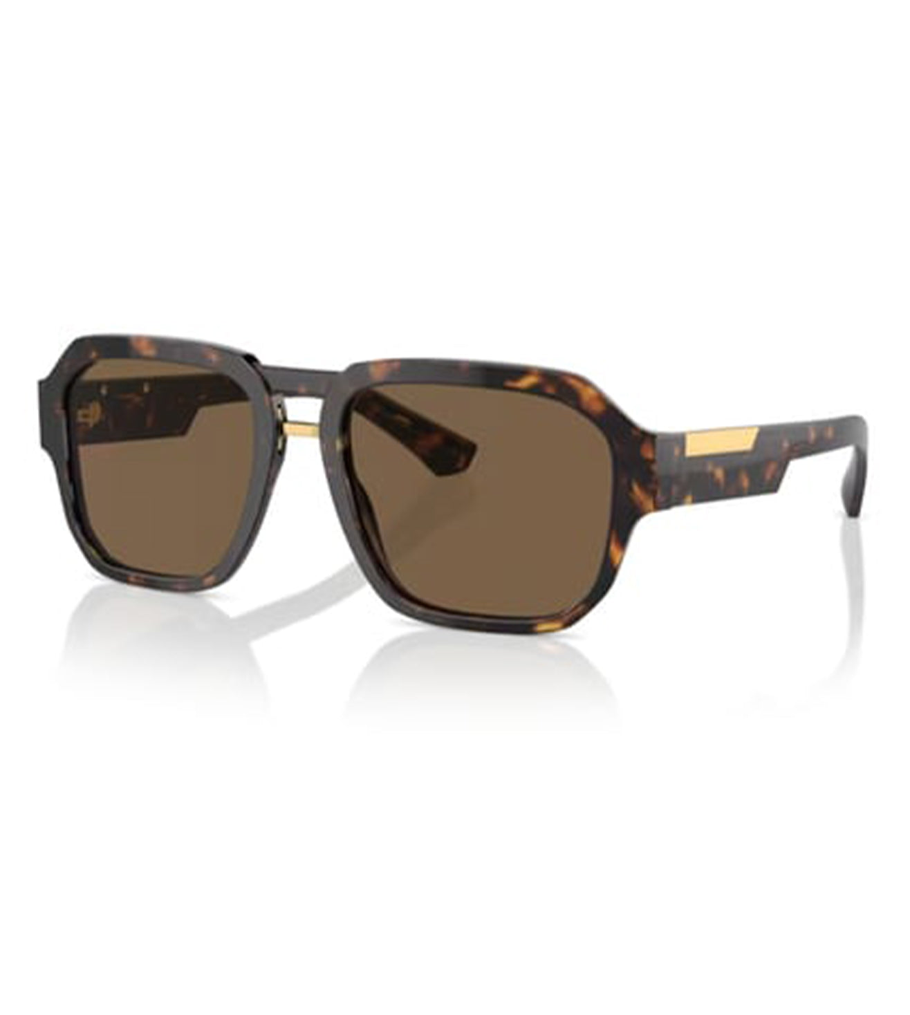 Dolce & Gabbana Men's Brown Aviator Sunglasses