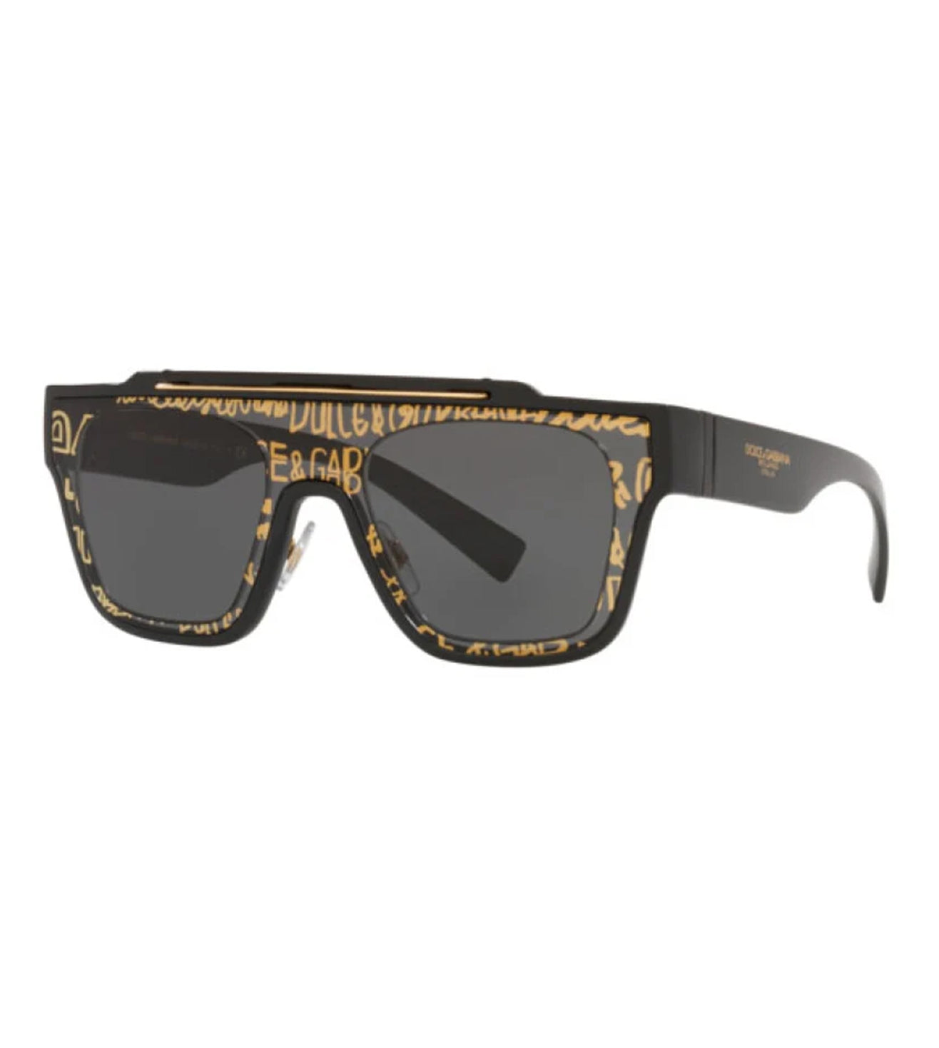 Dolce & Gabbana Men's Dark Grey Square Sunglasses