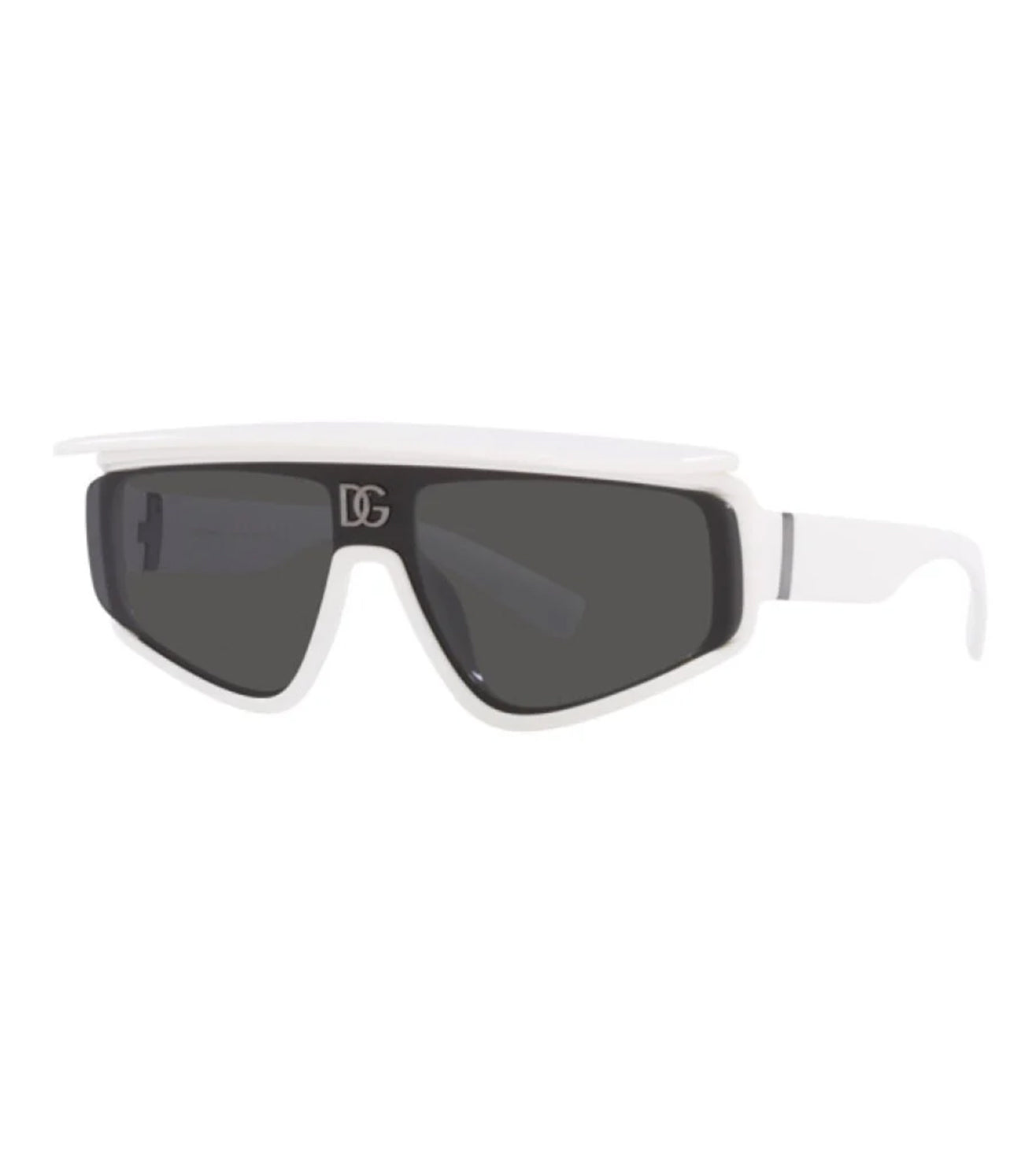 Dolce & Gabbana Men's Dark Grey Rectangular Sunglasses