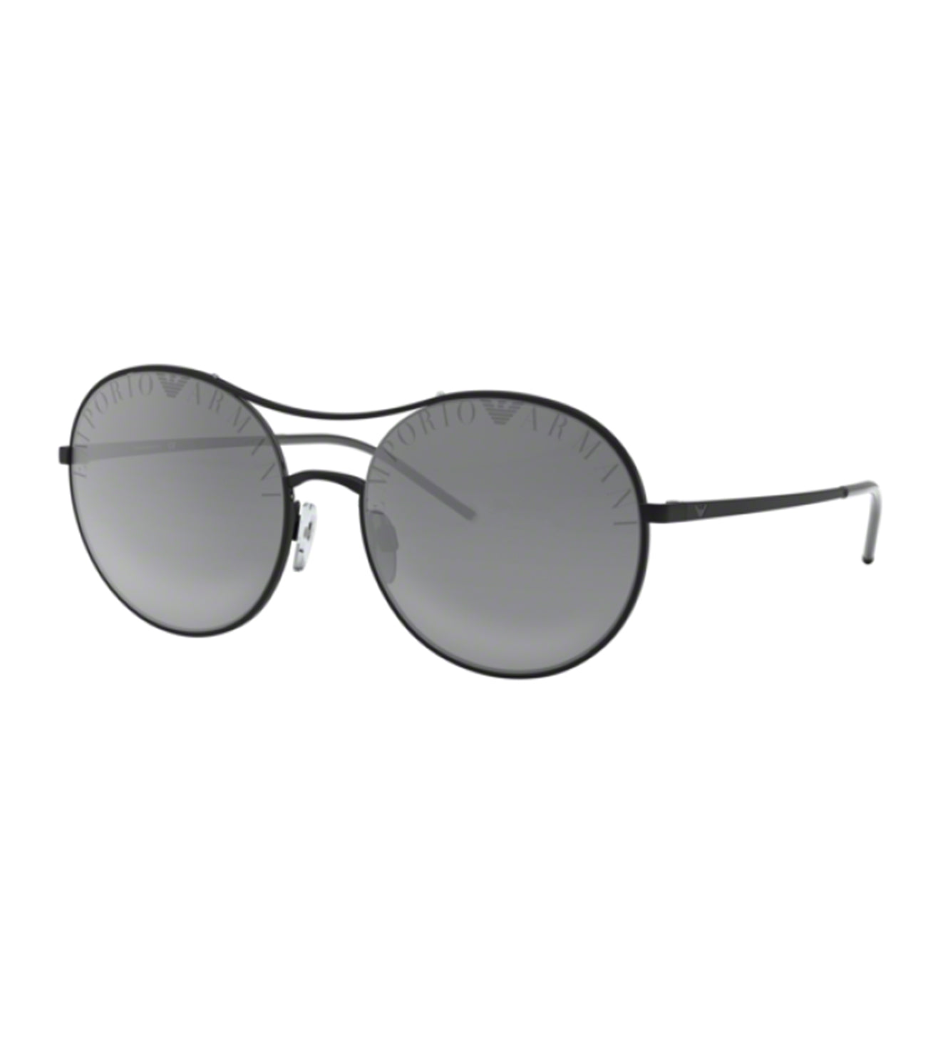 Emporio Armani Women's Grey Round Sunglasses