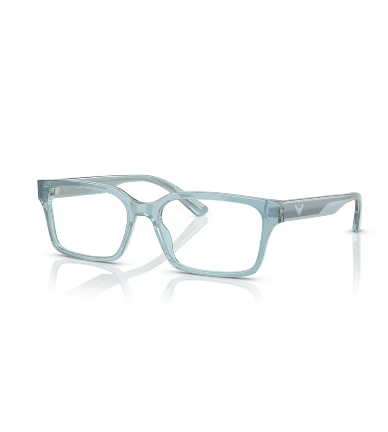 Emporio Armani Men's Blue Square Optical Frame