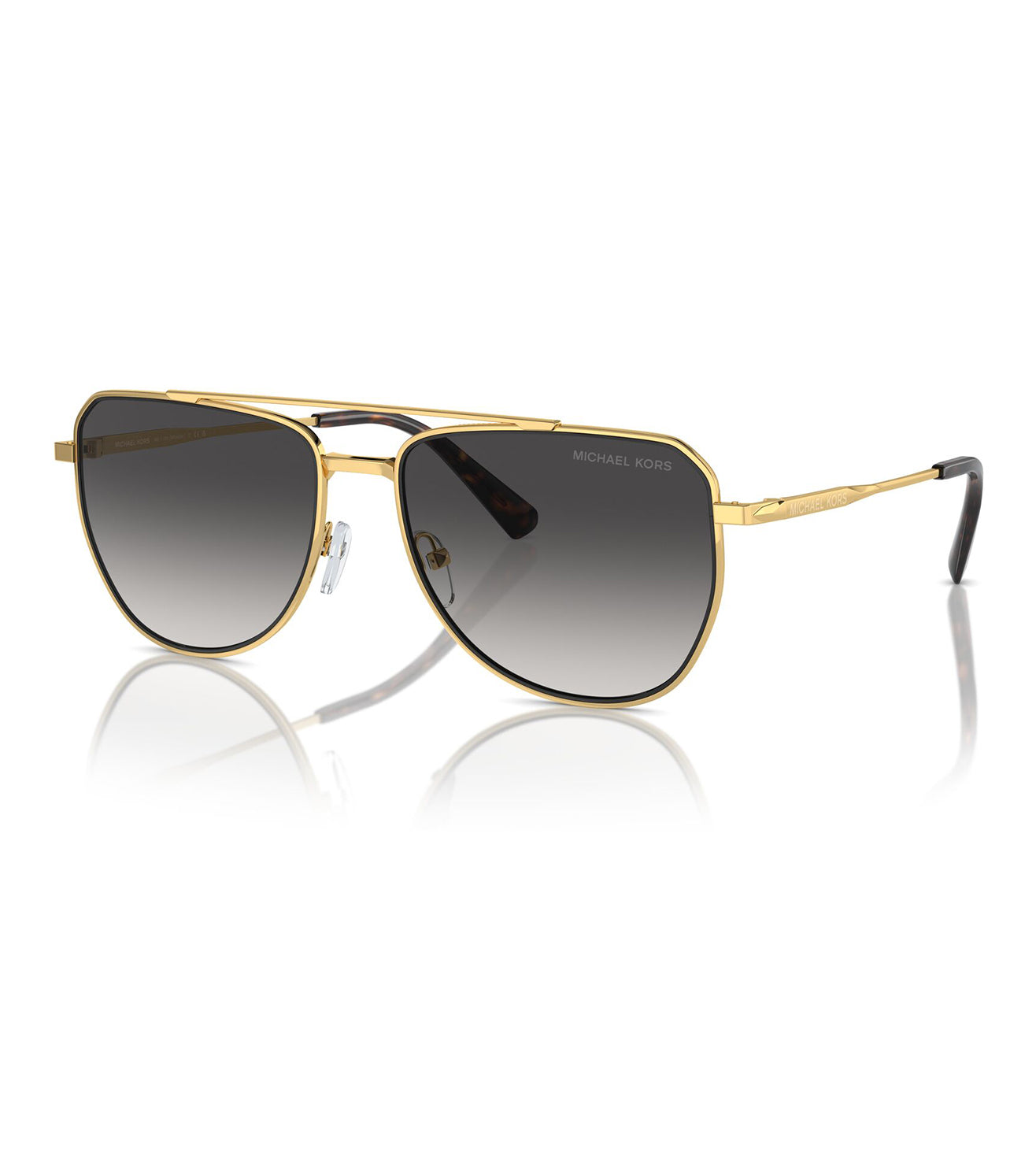 Micheal Kors Men Gold Aviator Sunglasses