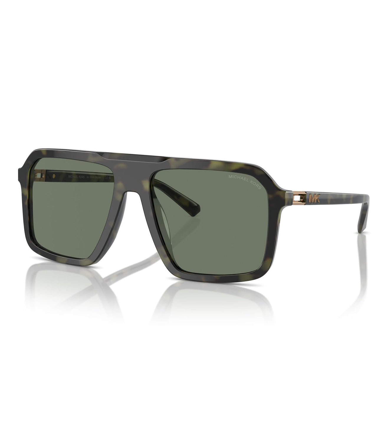 Micheal Kors Men's Green Aviator Sunglasses