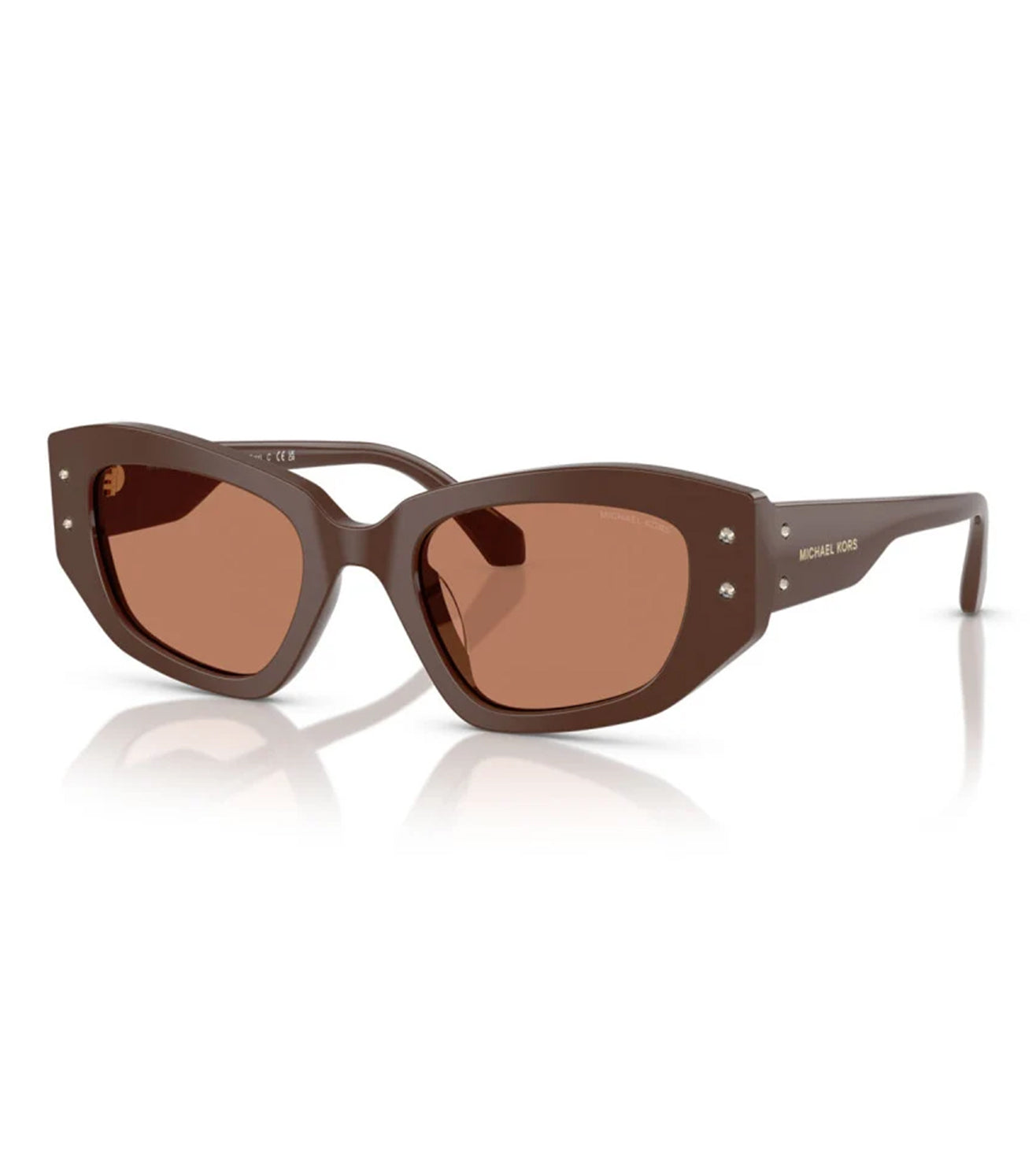 Michael Kors Women's Brown Cat-Eye Sunglasses