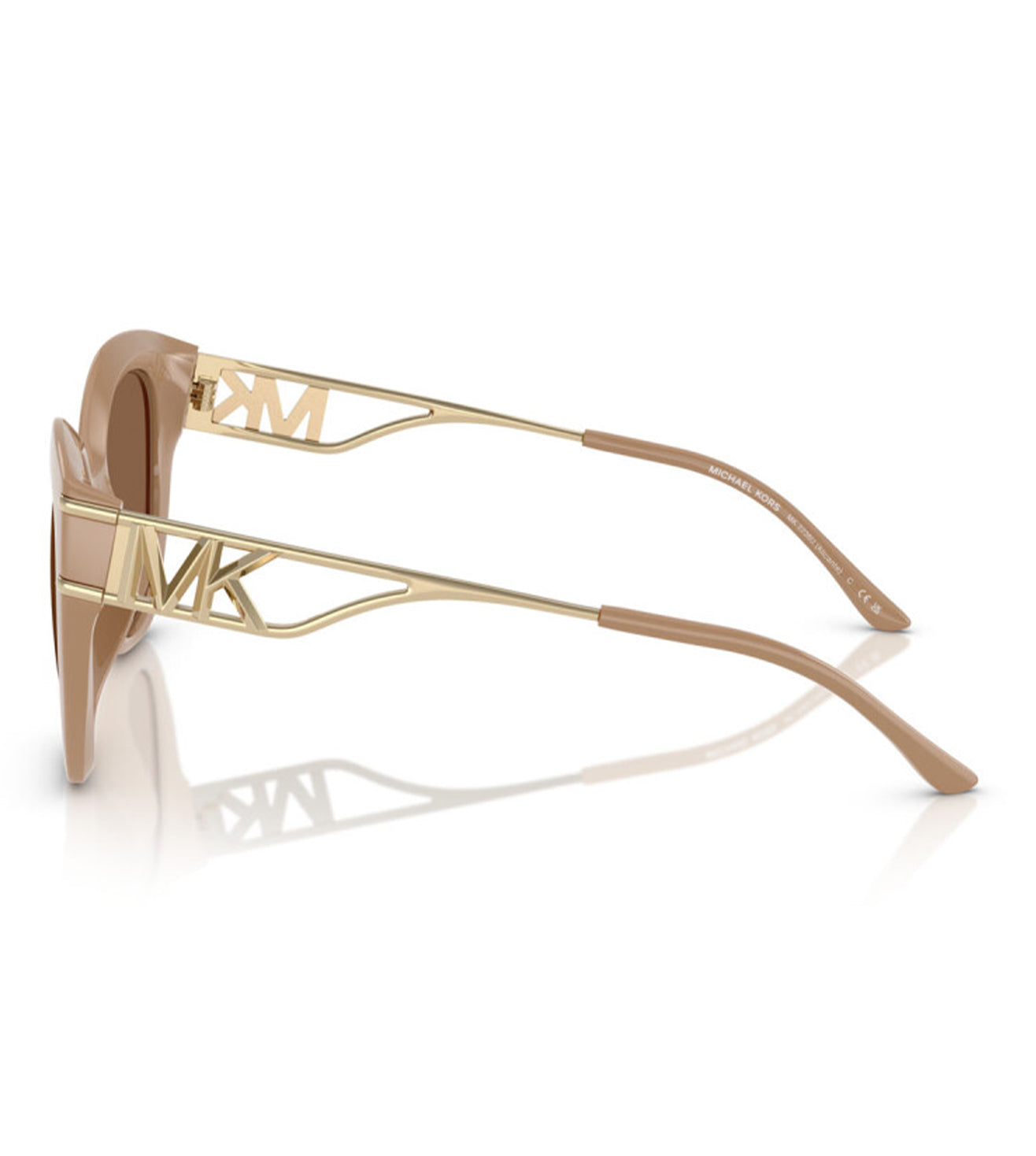 Michael Kors Gold and Brown Cat-Eye Sunglasses Michael Kors Women main image 2