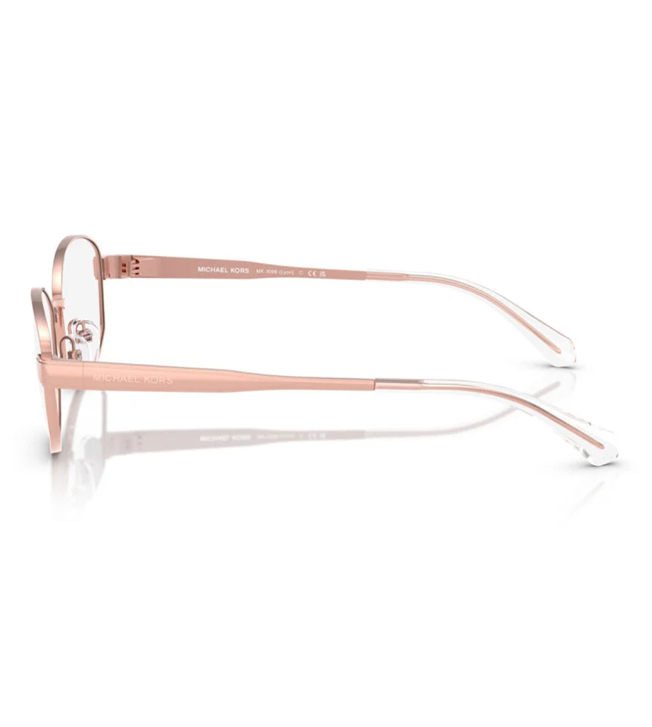 Michael Kors Women's Rose Gold Oval Optical Frame