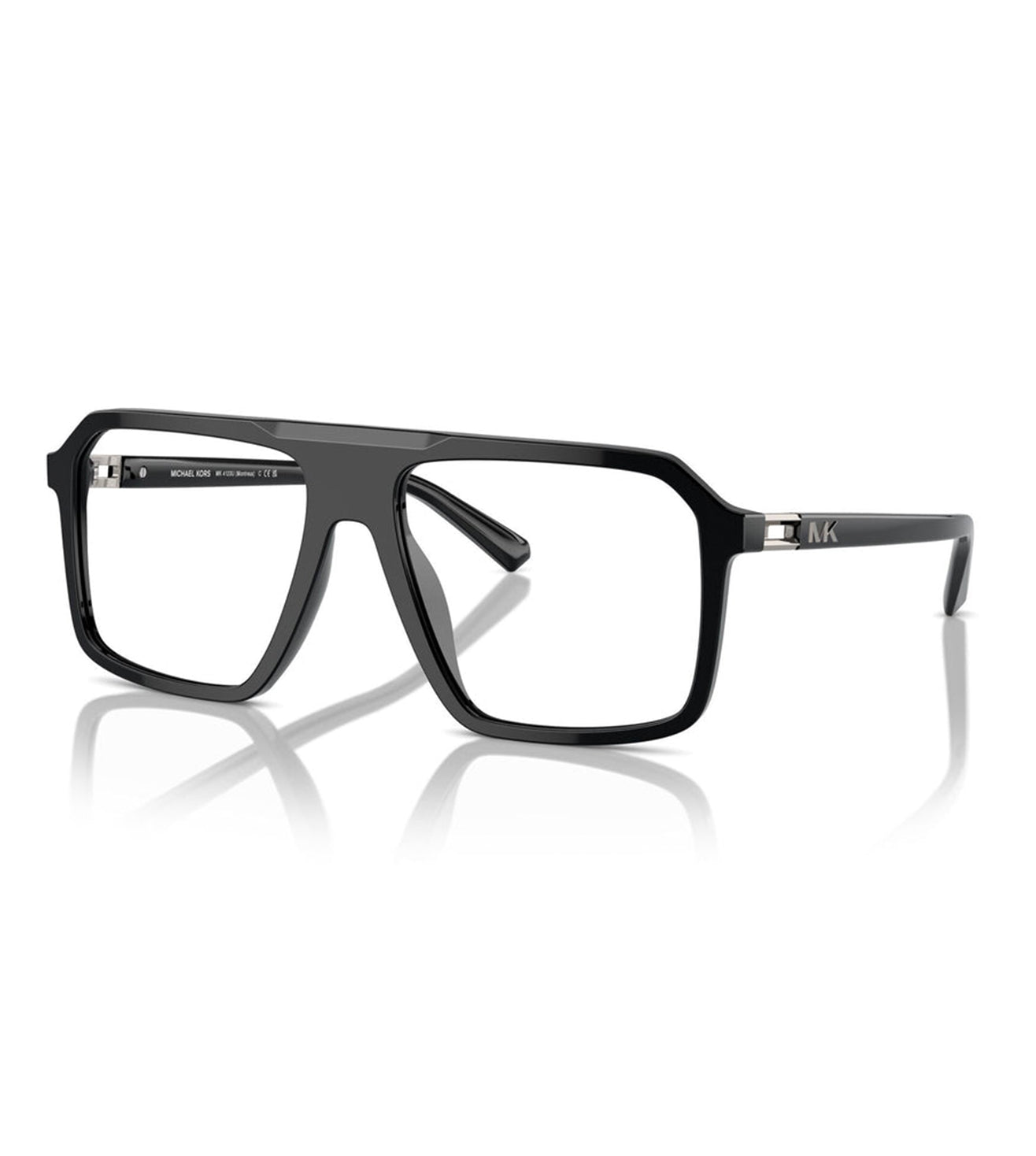 Micheal Kors Men Black Aviator Optical Frame