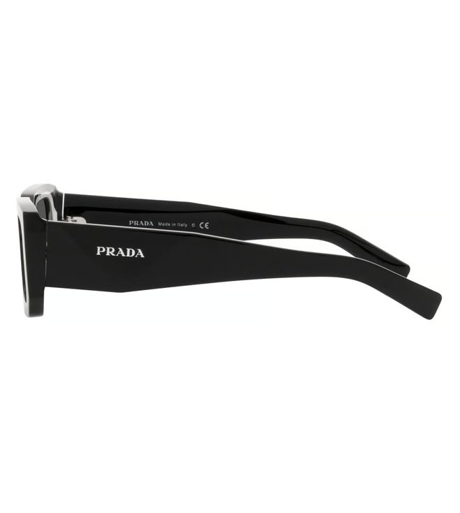 Prada Men's Grey Rectangular Sunglasses