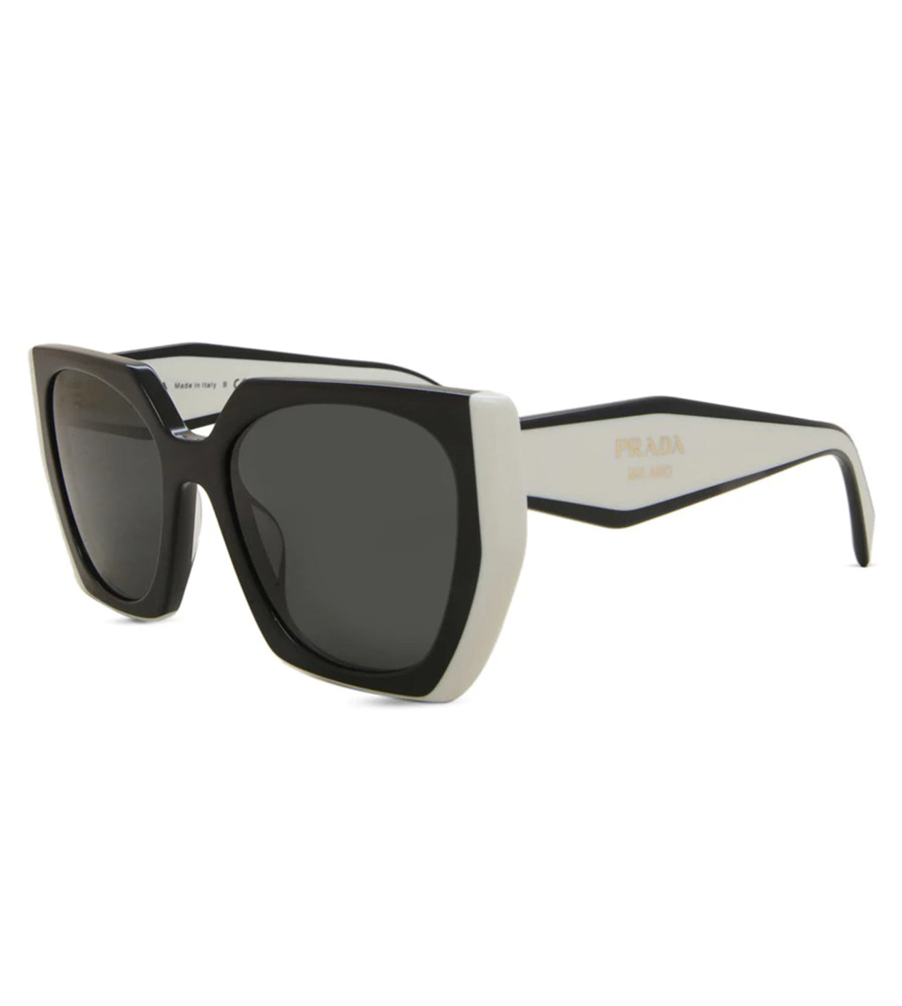 Prada Women's Grey Cat-Eye Sunglasses