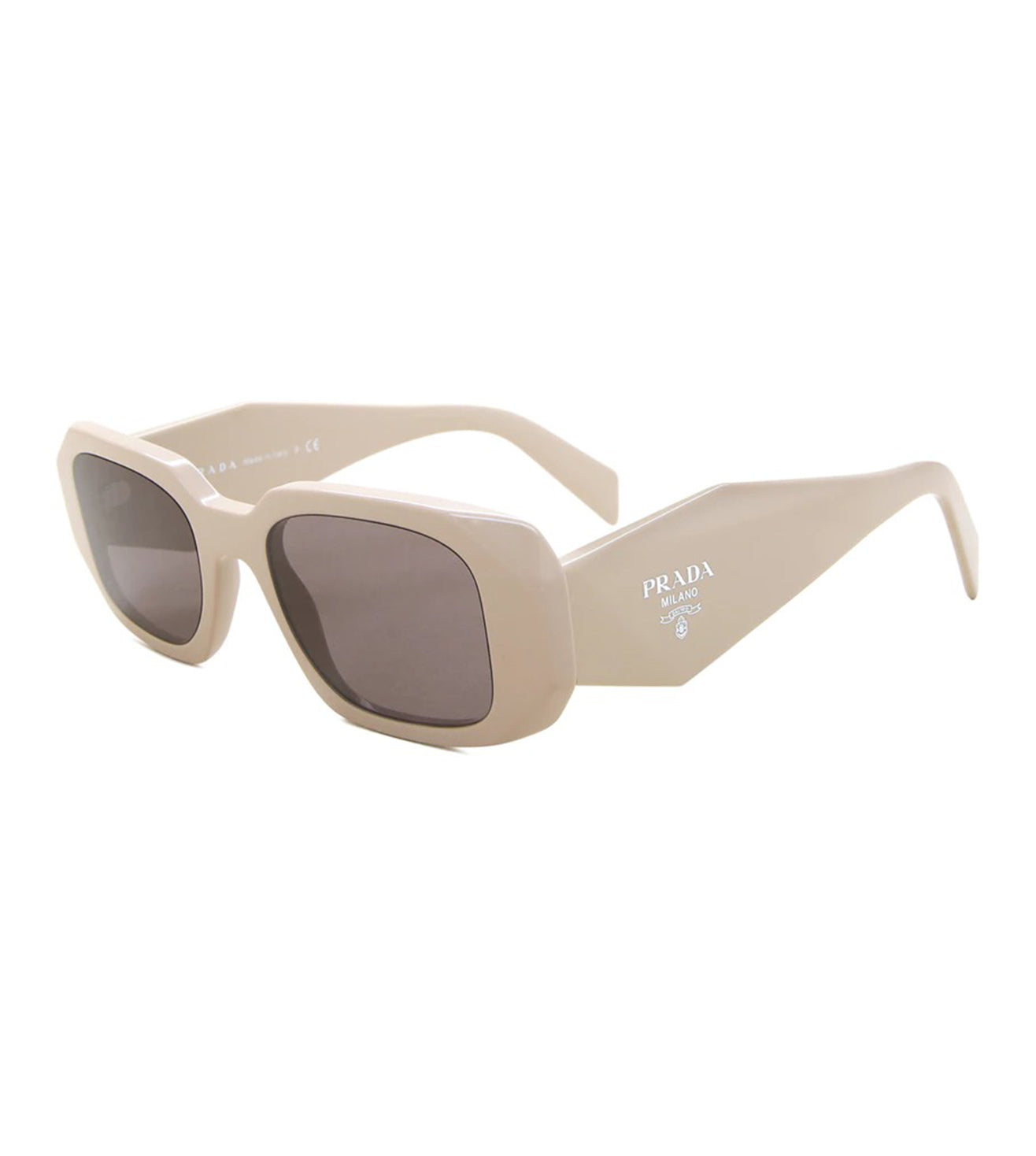 Prada Women's Brown Rectangular Sunglasses