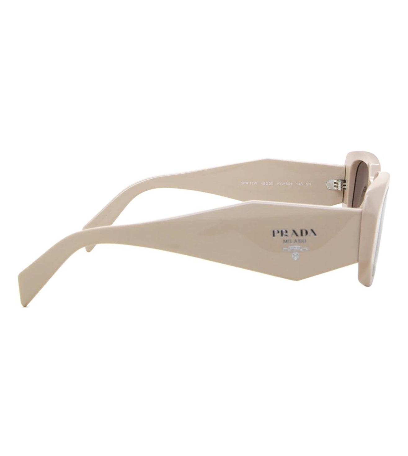 Prada Women's Brown Rectangular Sunglasses