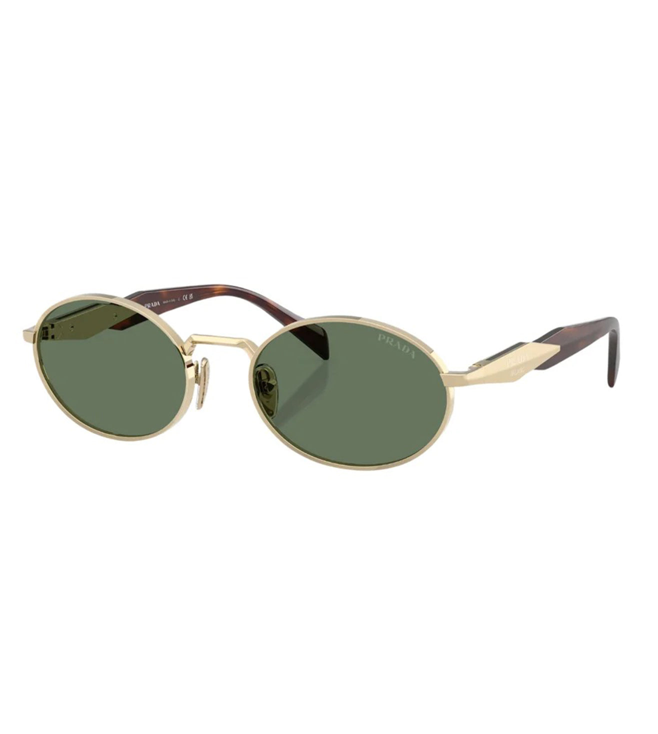 Prada Women's Grey Oval Sunglasses