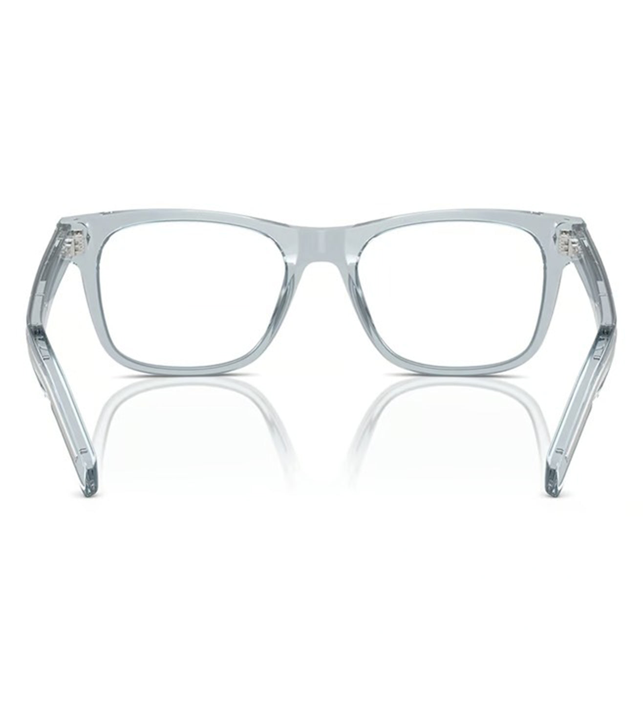 Prada Men's Transparent Square Optical Frame