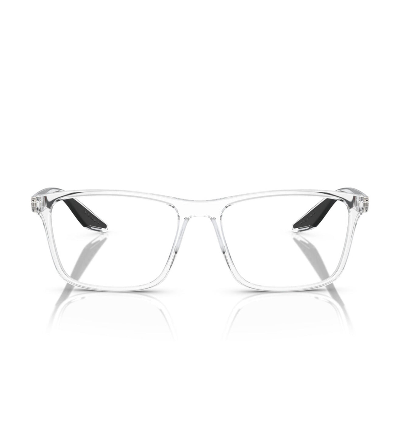 Prada Men's Crystal Square Optical Frame