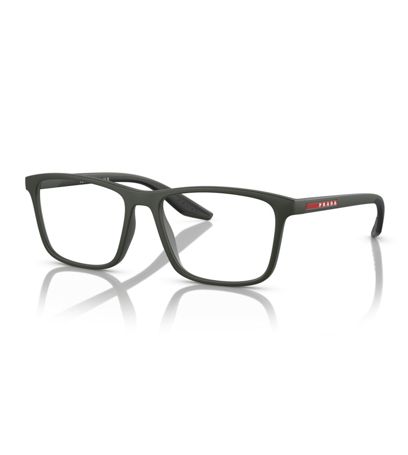 Prada Men's Green Square Optical Frame