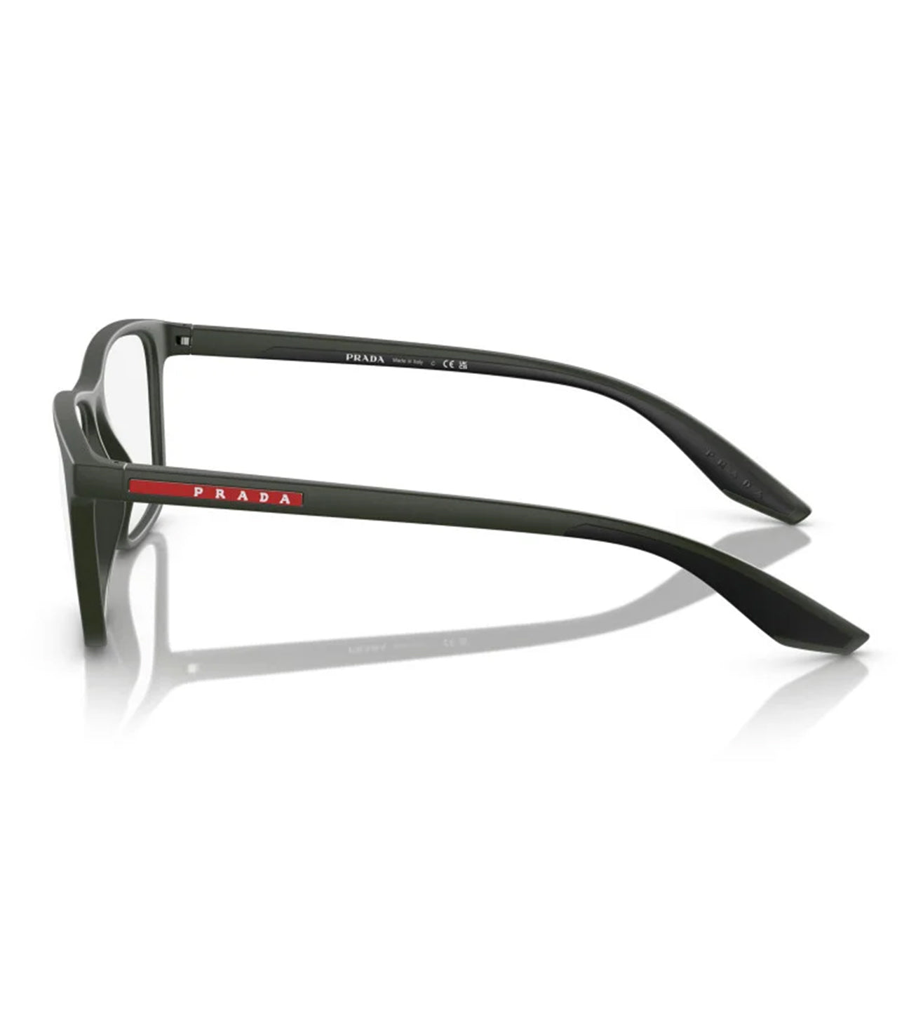 Prada Men's Green Square Optical Frame