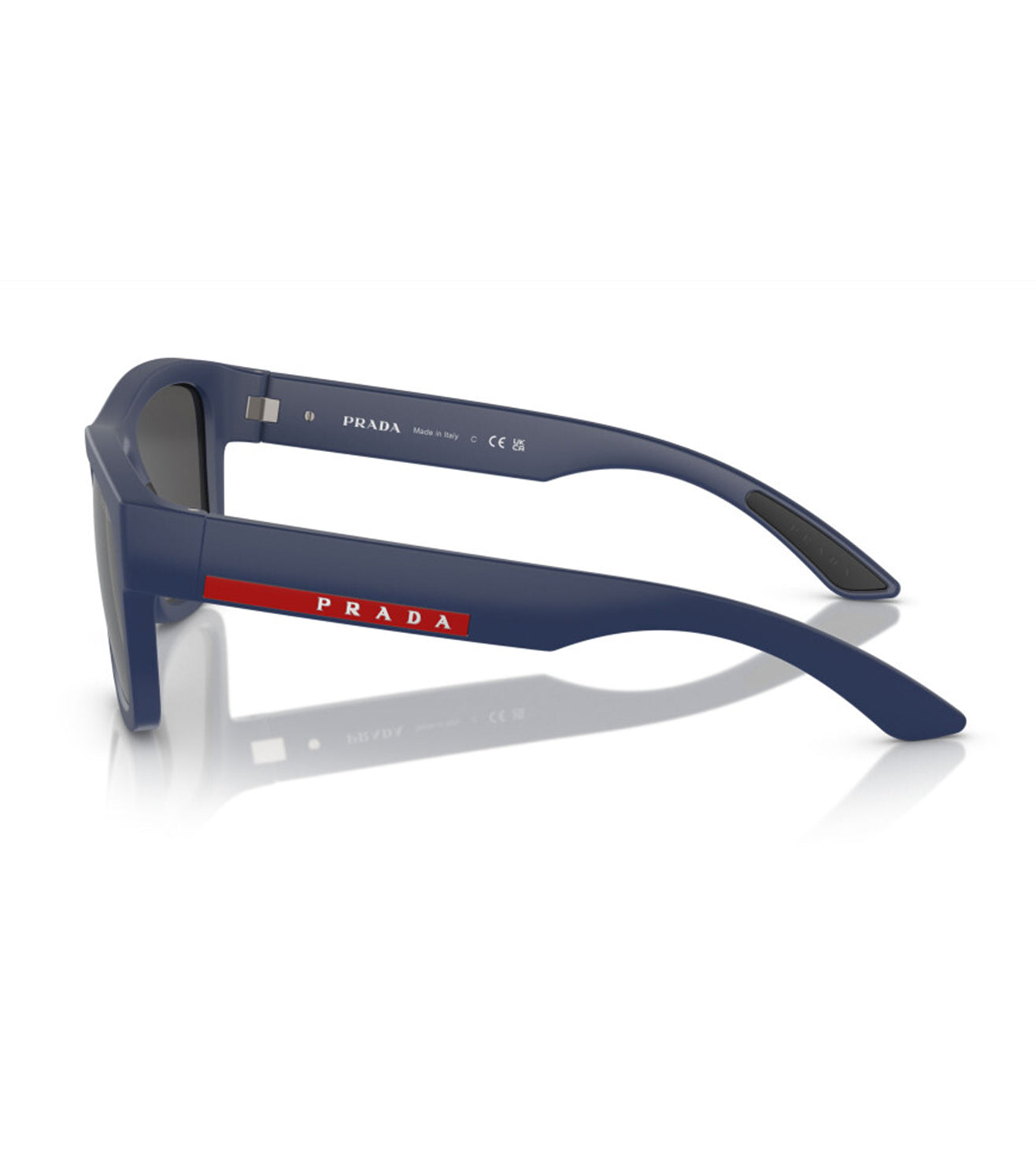 Prada Men's Dark Grey Square Sunglasses