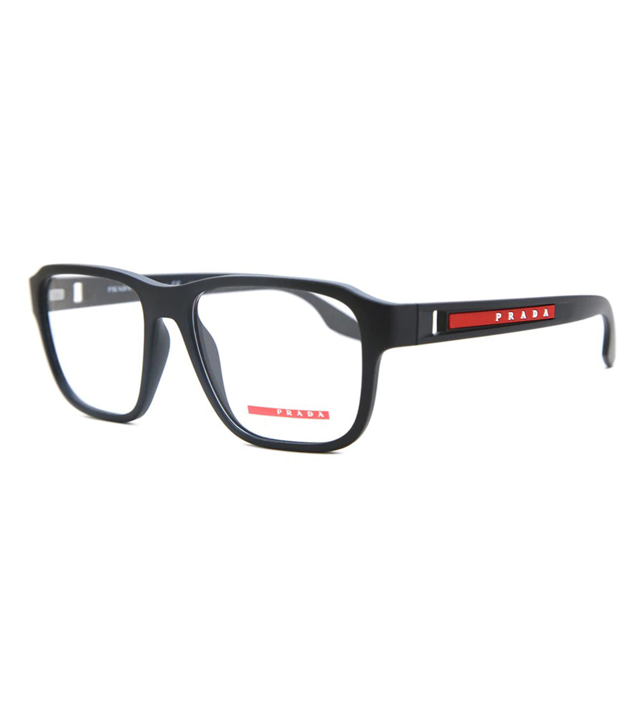 Prada Men's Black Square Optical Frame