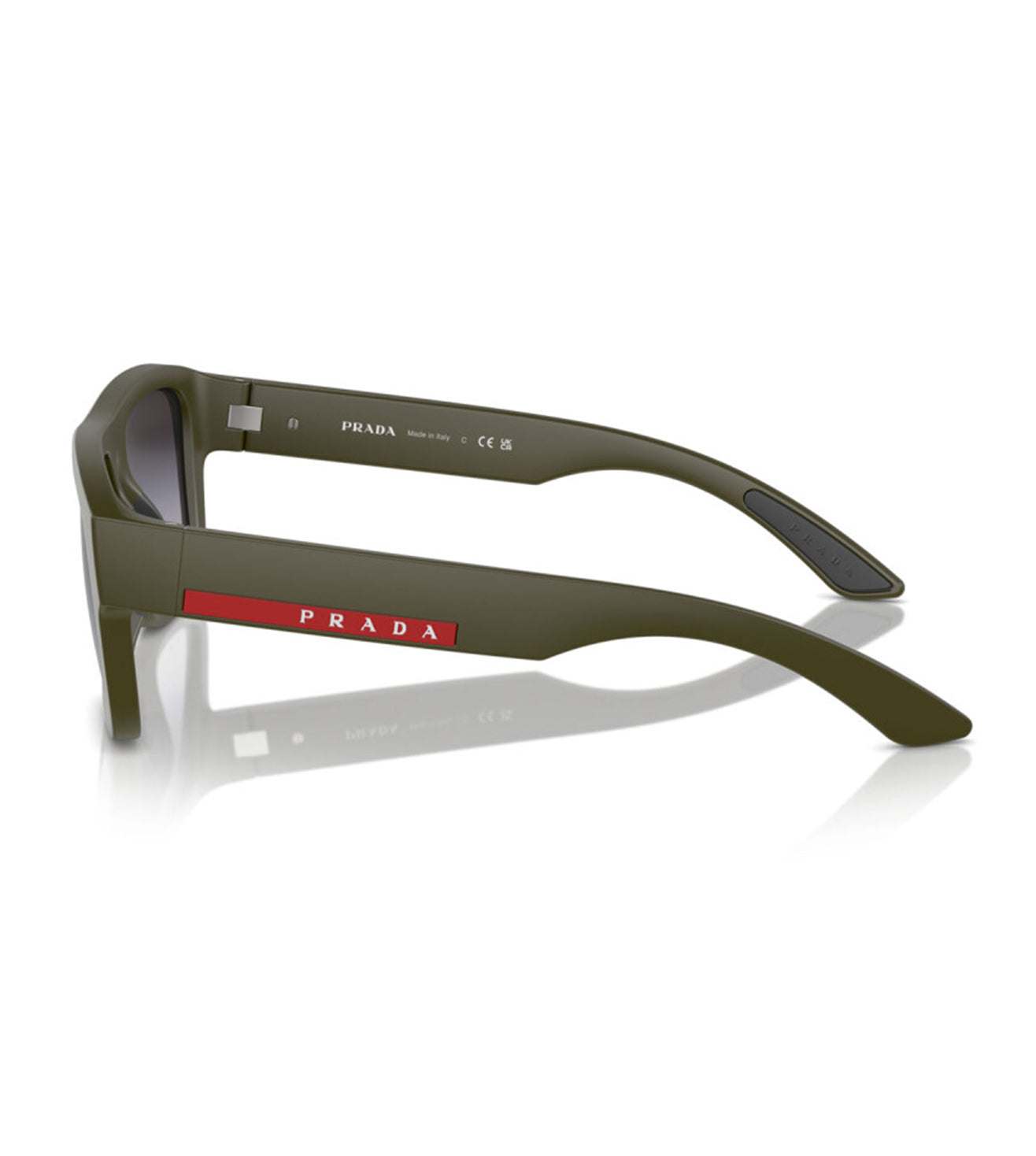 Prada Men's Shaded Grey Square Sunglasses