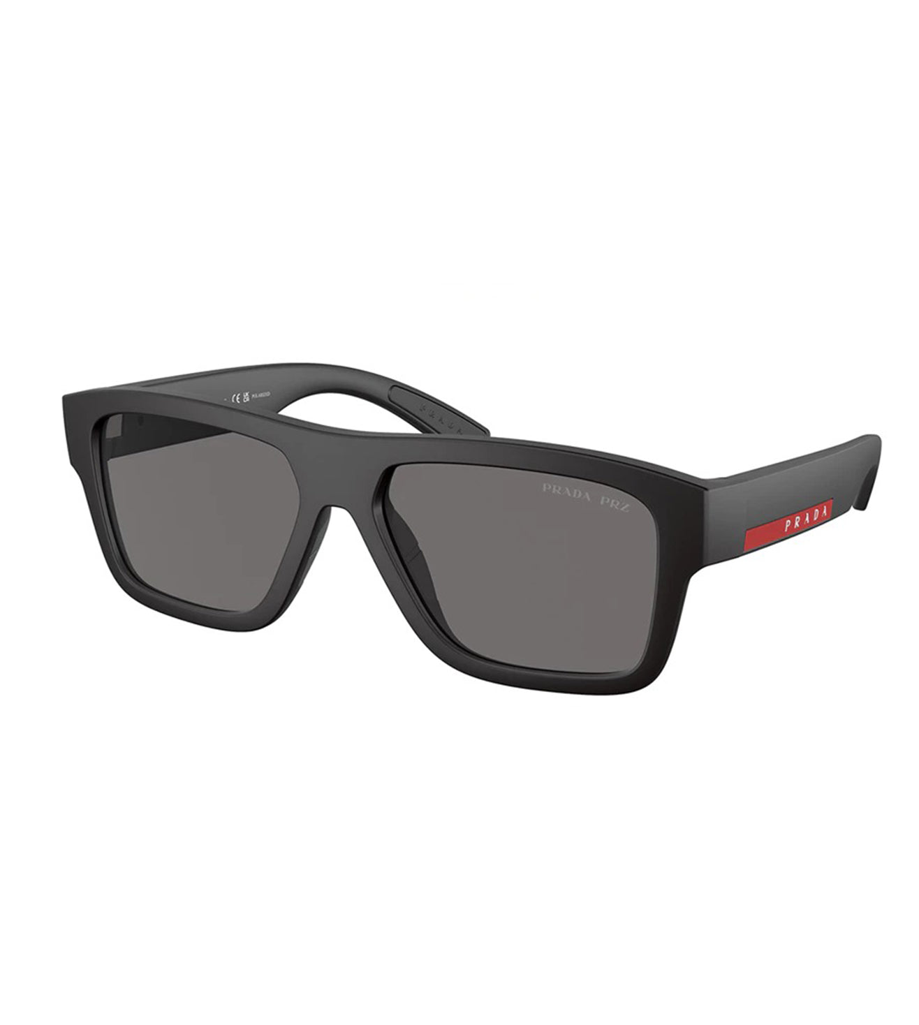 Prada Men's Dark Grey Square Sunglasses