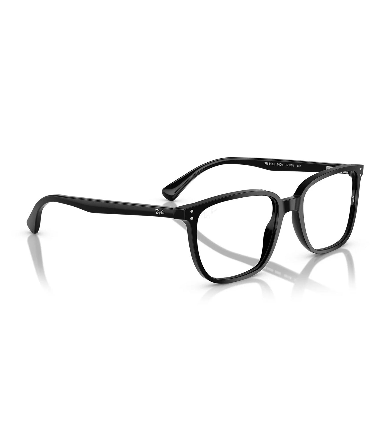 Ray Ban Unisex Black Square Optical Frame