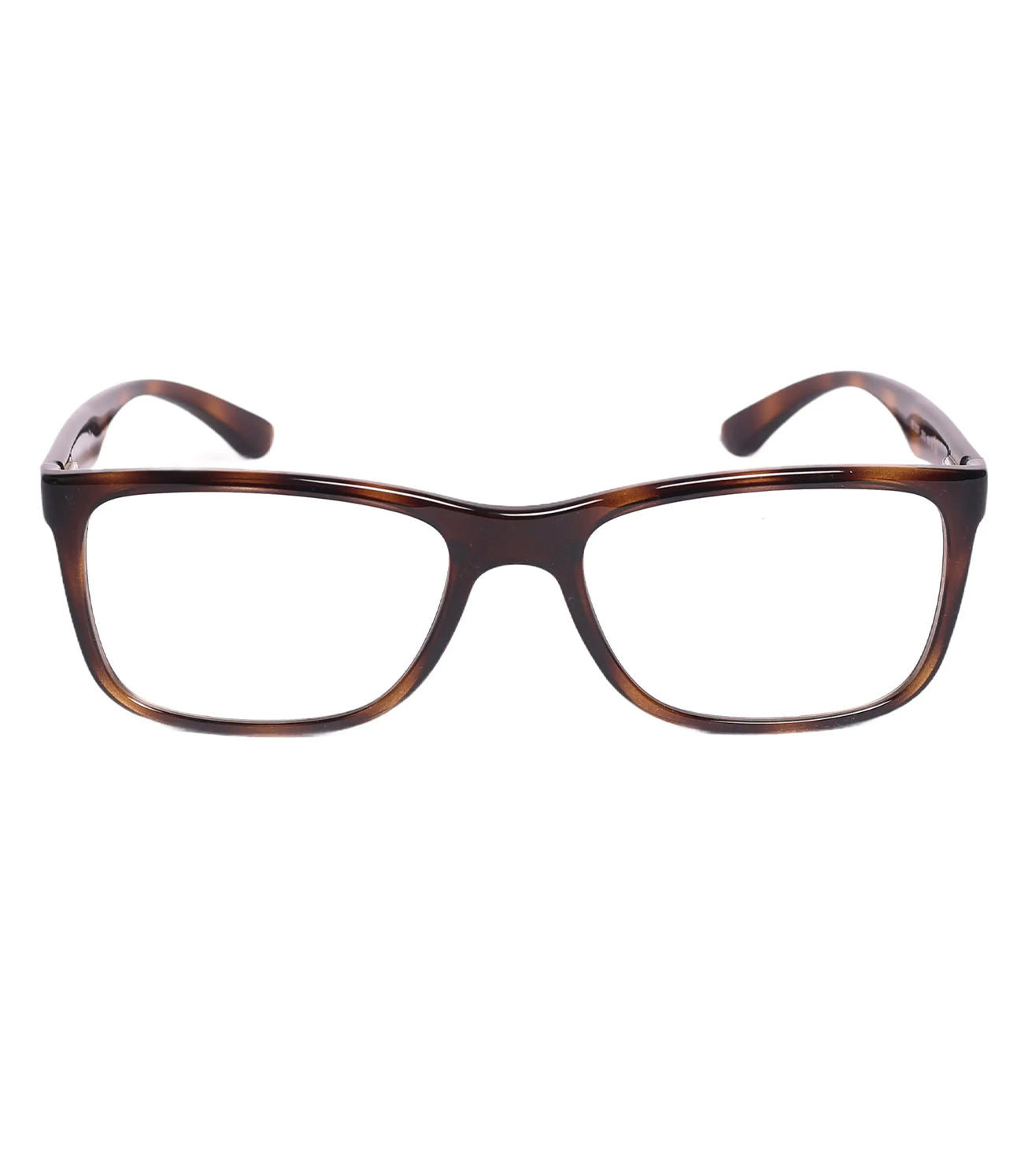 Frame Rays Rectanguler Ray Ban Unisex Havana Rectangular Optical Frame