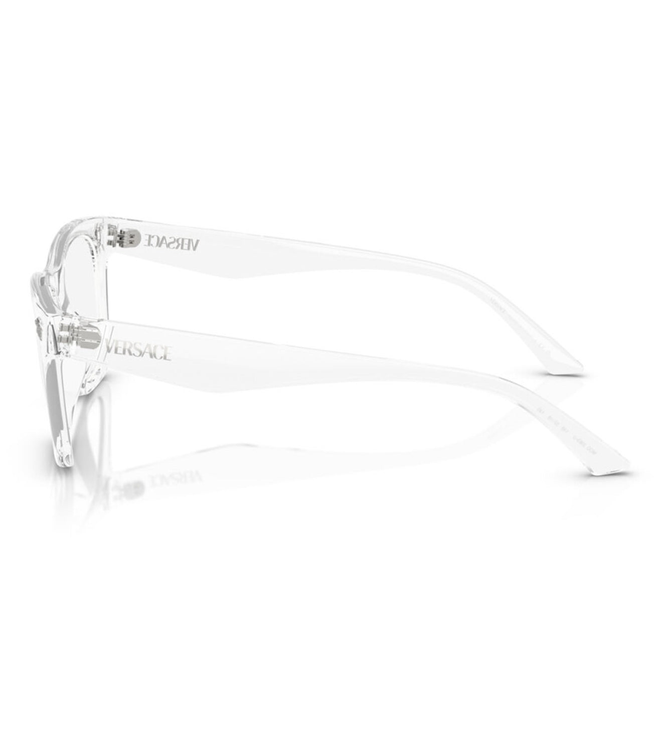 Versace Men's Crystal Square Optical Frame