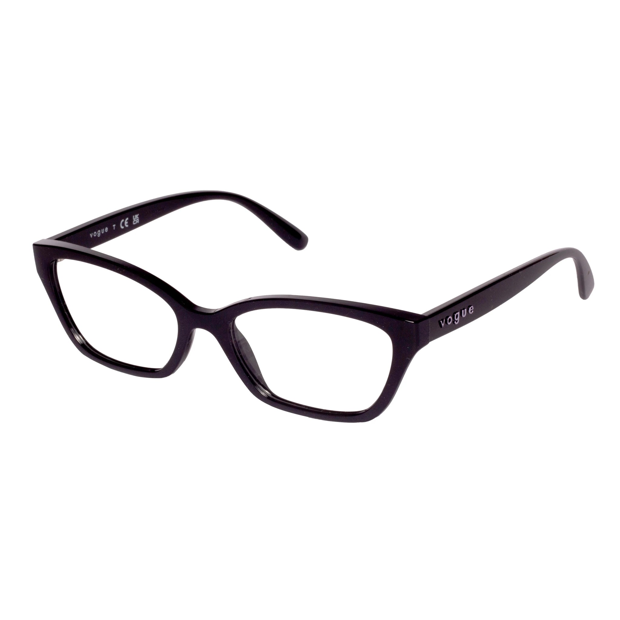 Vogue Women's Black Cat-Eye Optical Frame