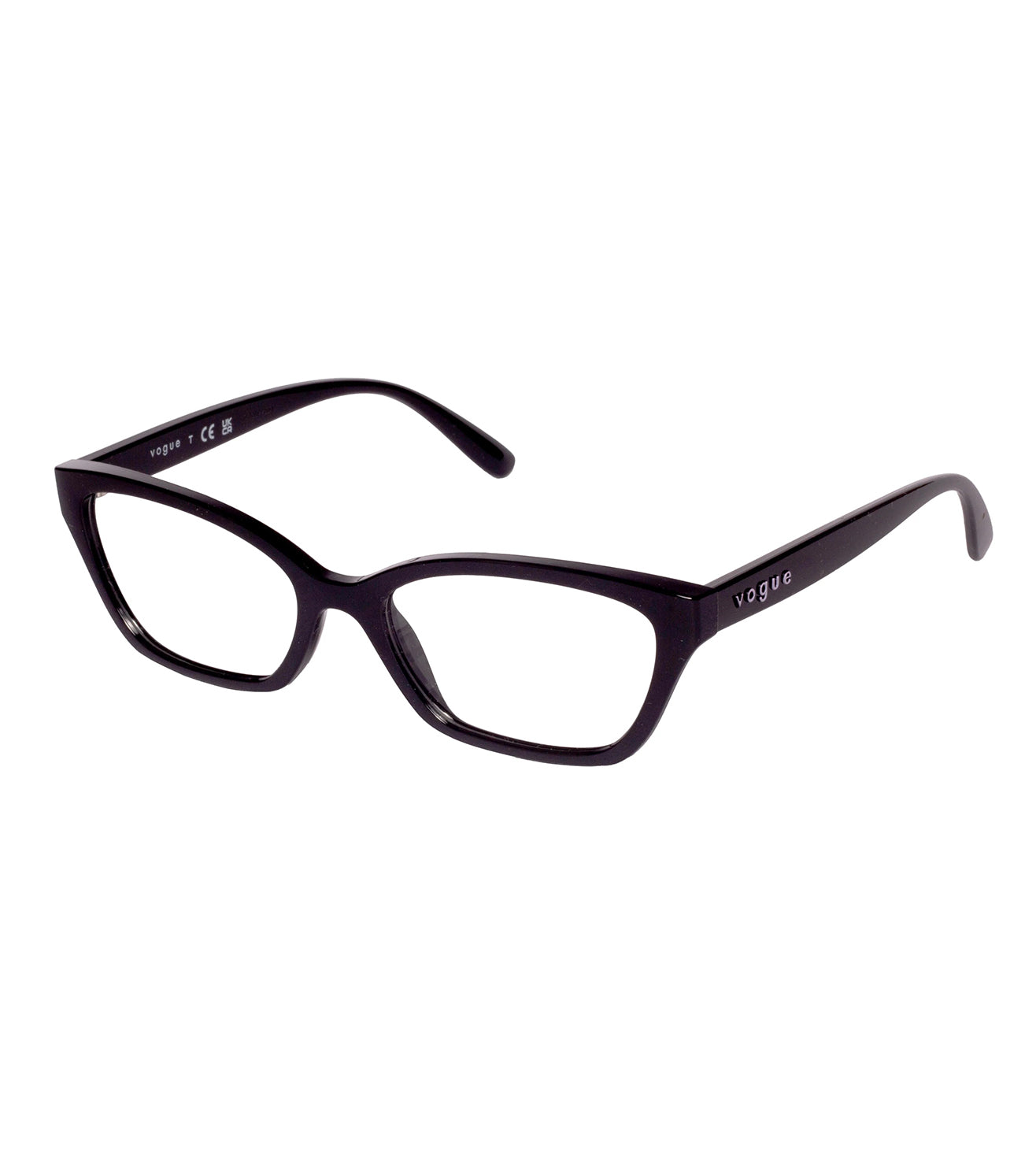 Vogue Women's Black Cat-Eye Optical Frame