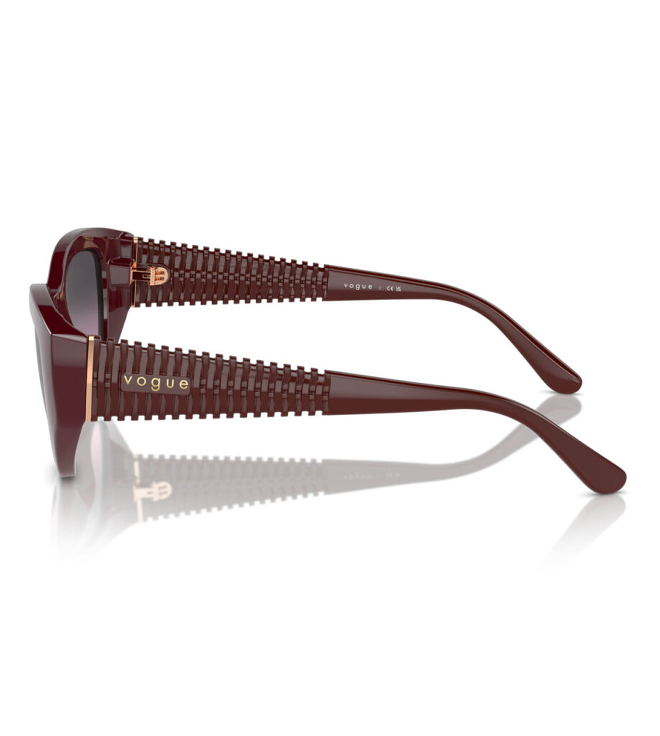 Vogue Women's Bordeaux Cat-Eye Sunglasses