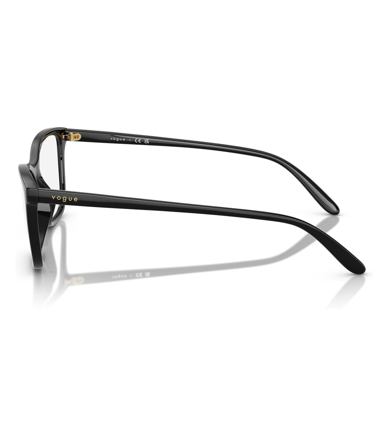 Vogue Women's Black Square Optical Frame