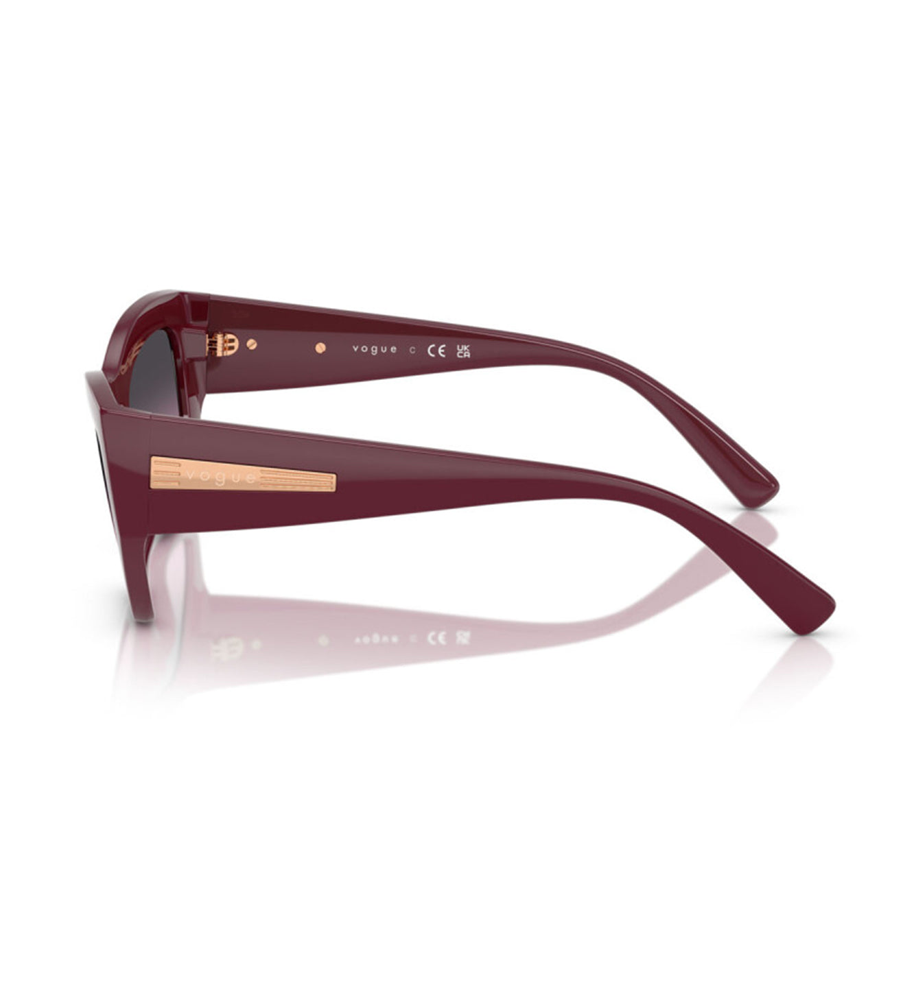 Vogue Women's Violet Shaded Cat-Eye Sunglasses