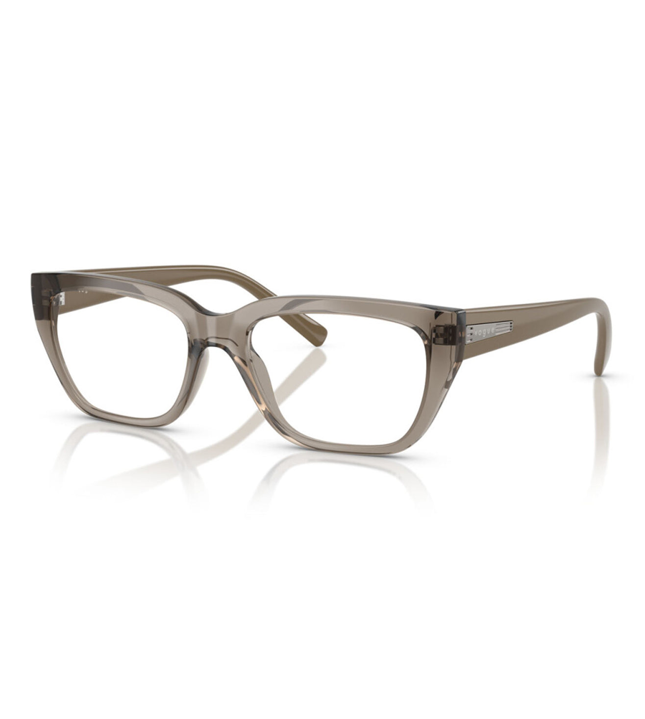 Vogue Women's Brown Square Optical Frame