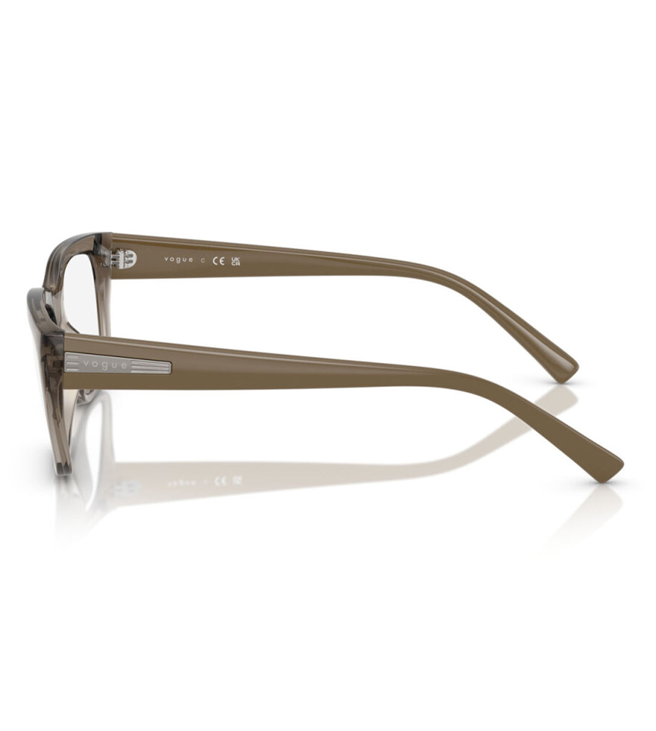 Vogue Women's Brown Square Optical Frame