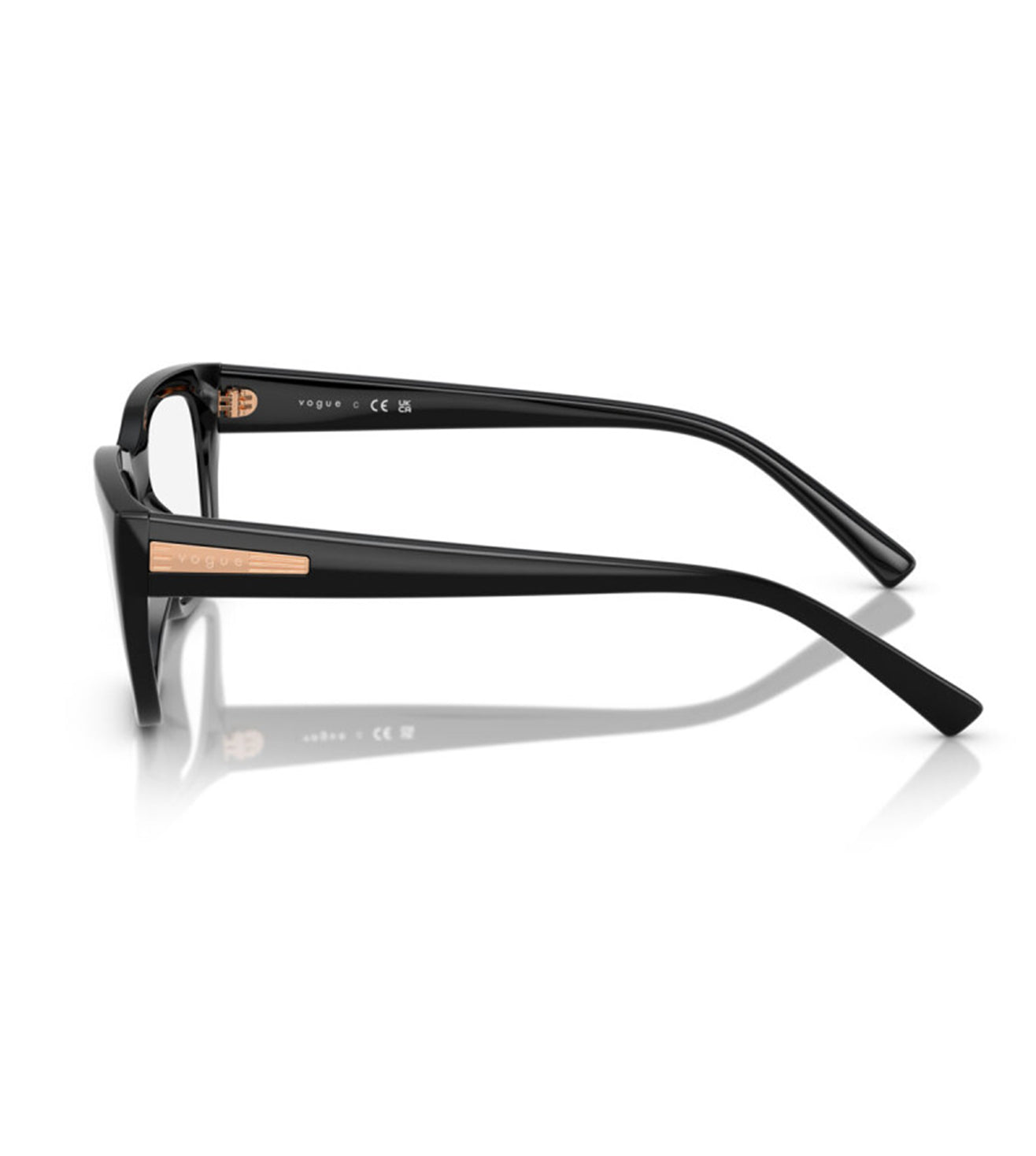 Vogue Women's Black Square Optical Frame