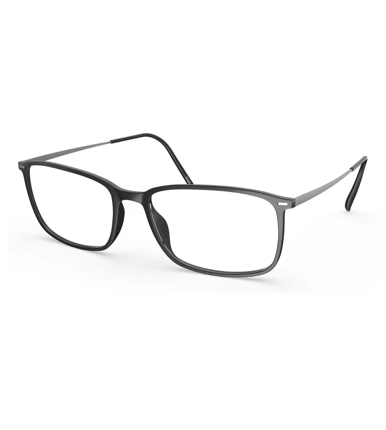 Silhouette Unisex Black Rectangle Optical Frame