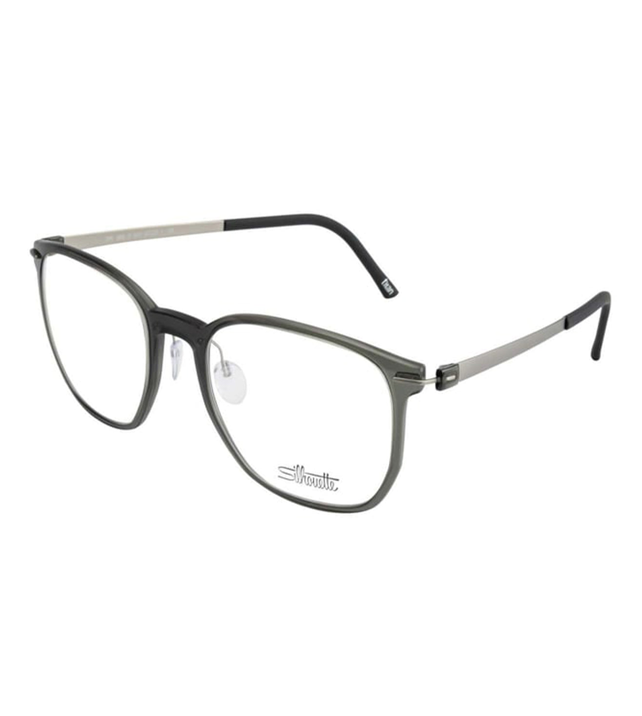 Silhouette Unisex Black Square Optical Frame