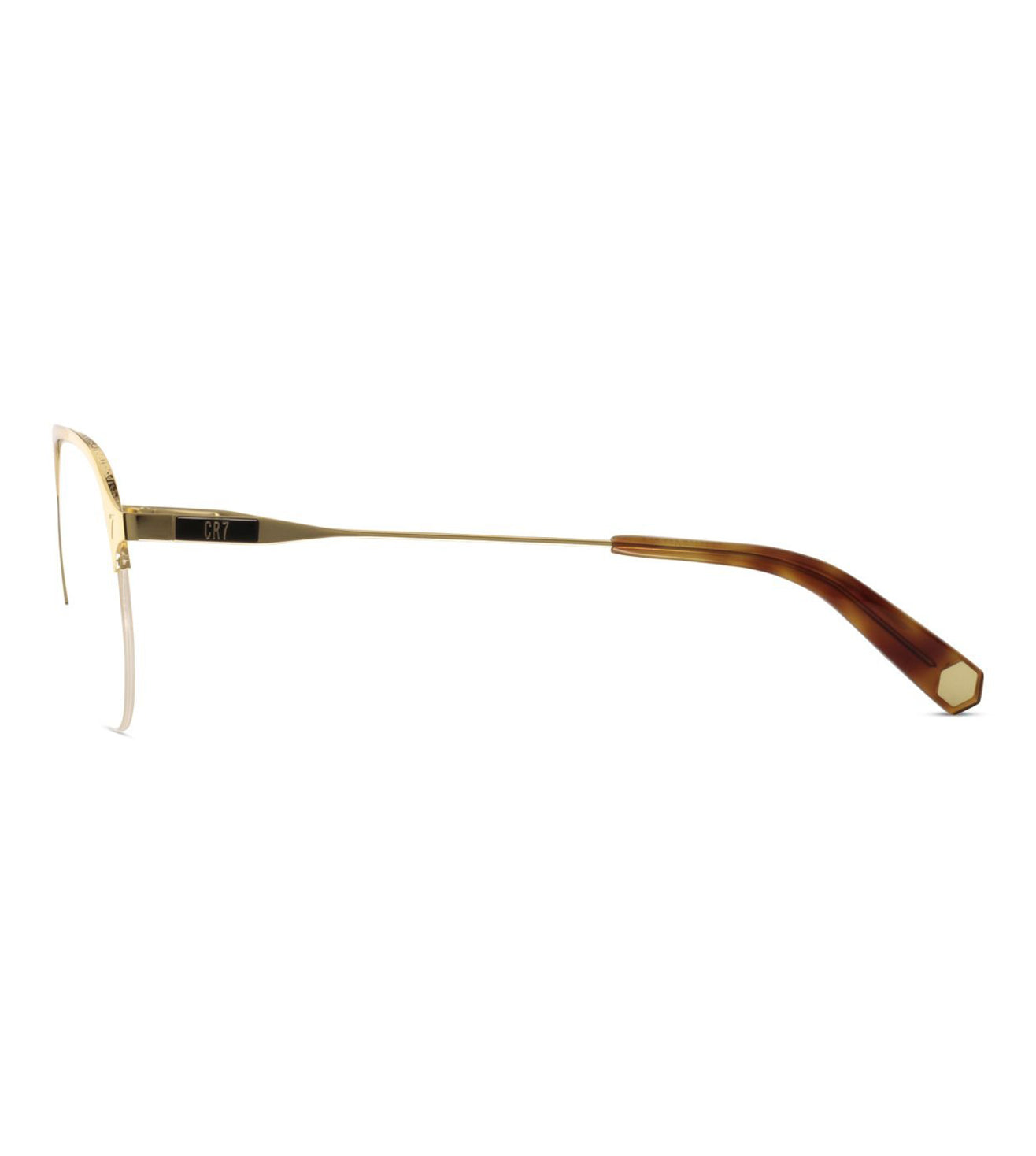 CR7 Men's Gold Aviator Optical Frame